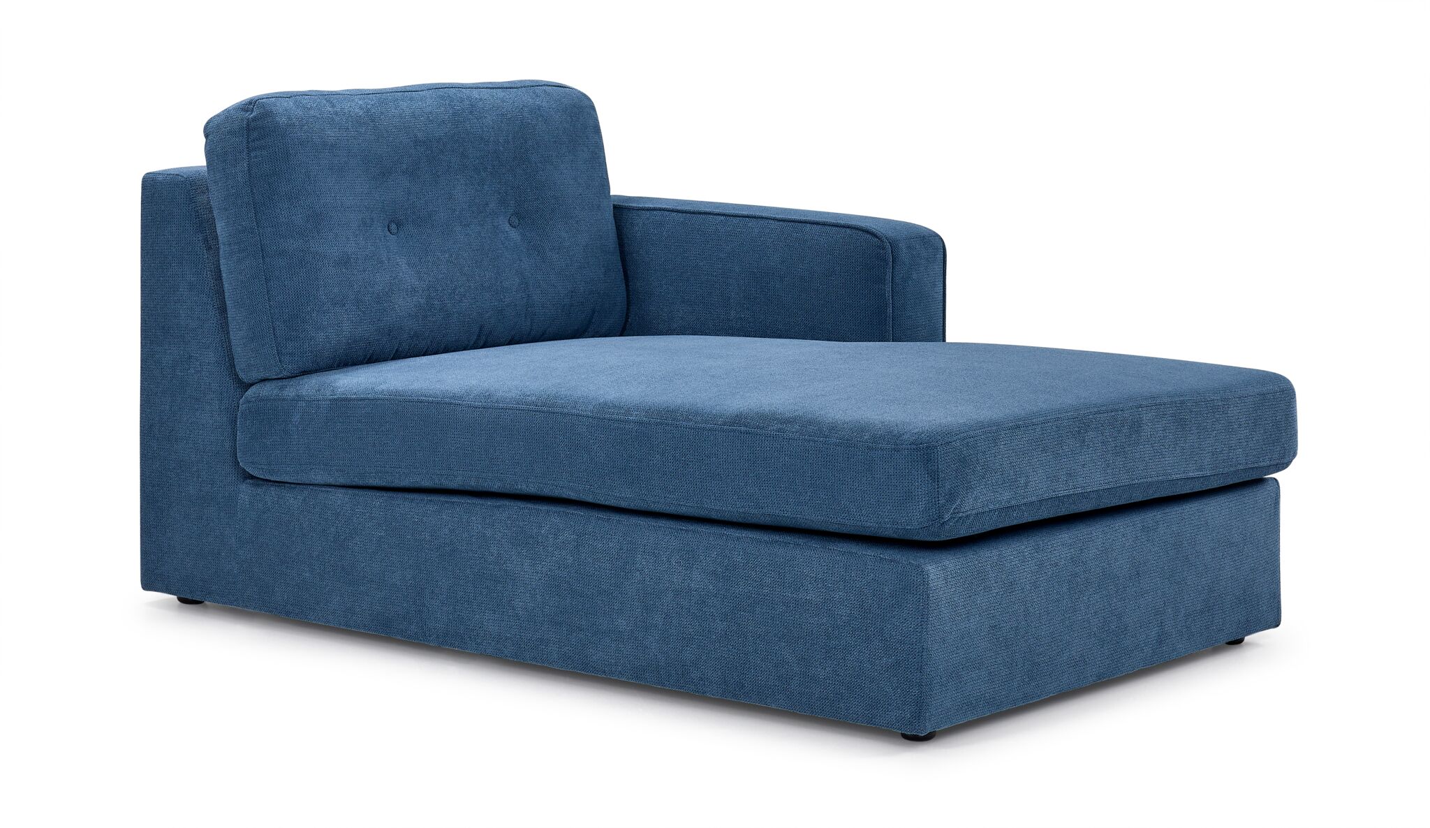Feeling Connected - Connex 3-Piece Modular Chaise - Blue - Image 3