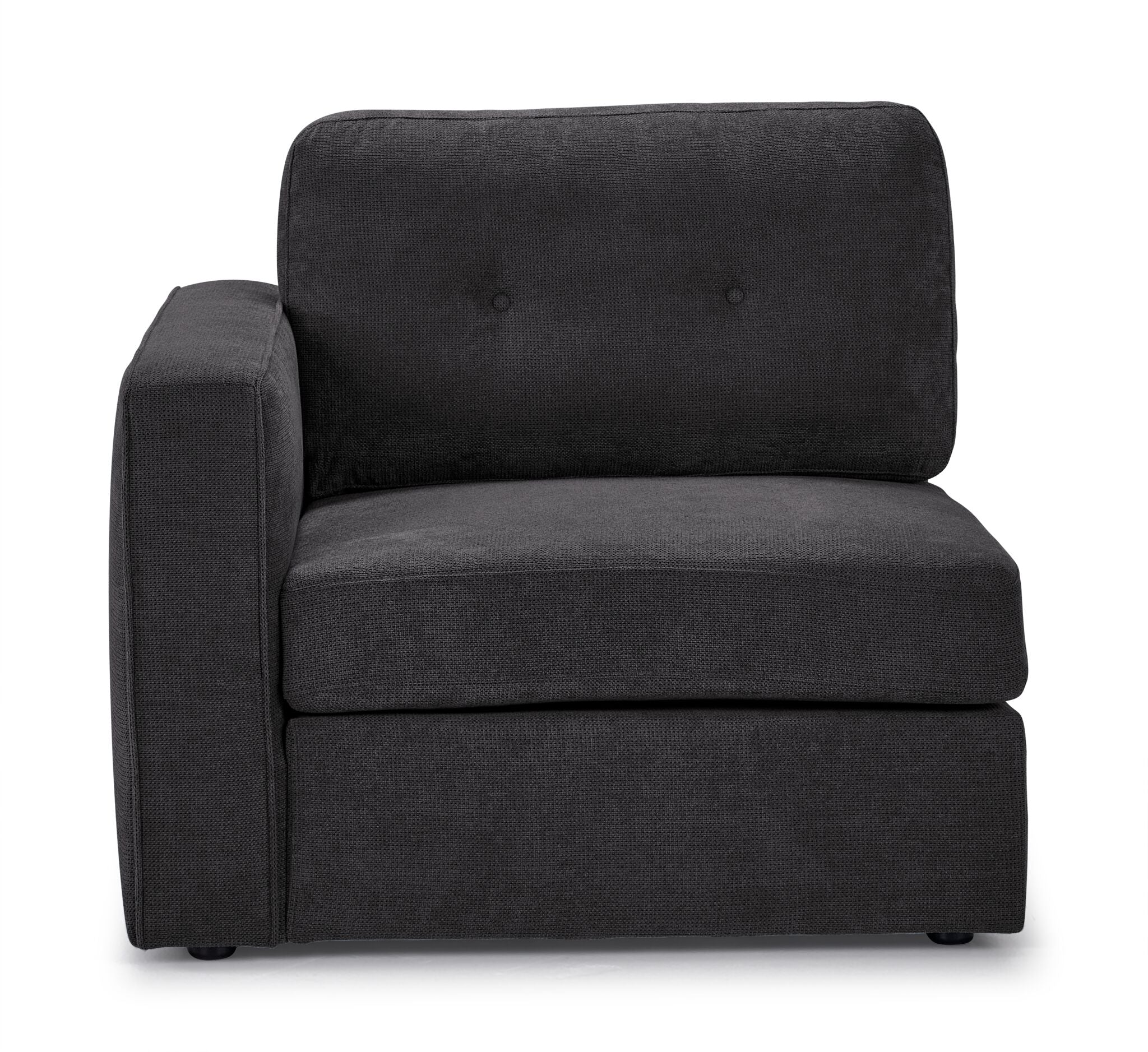 Feeling Connected - Connex 5-Piece Modular Sectional - Dark Grey - Image 6