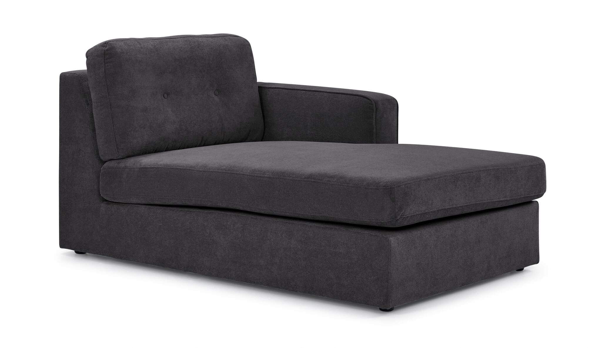 Feeling Connected - Connex 5-Piece Modular Sectional with Consoles - Dark Grey - Image 3