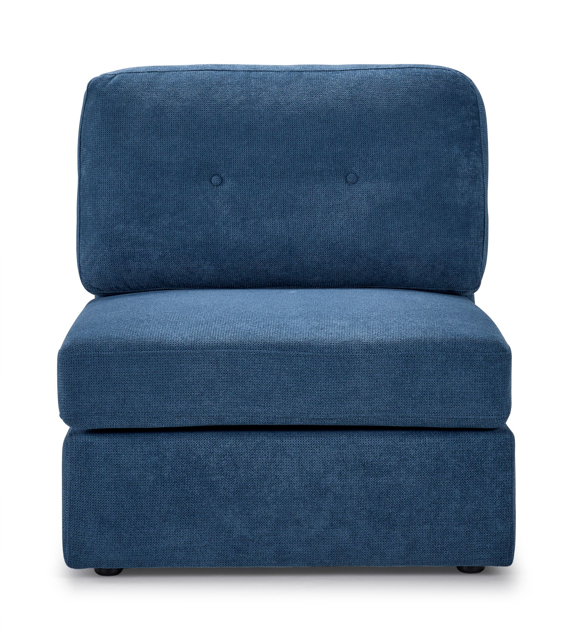 Feeling Connected - Connex 6-Piece Modular Sectional with Drawer Console - Blue - Image 6