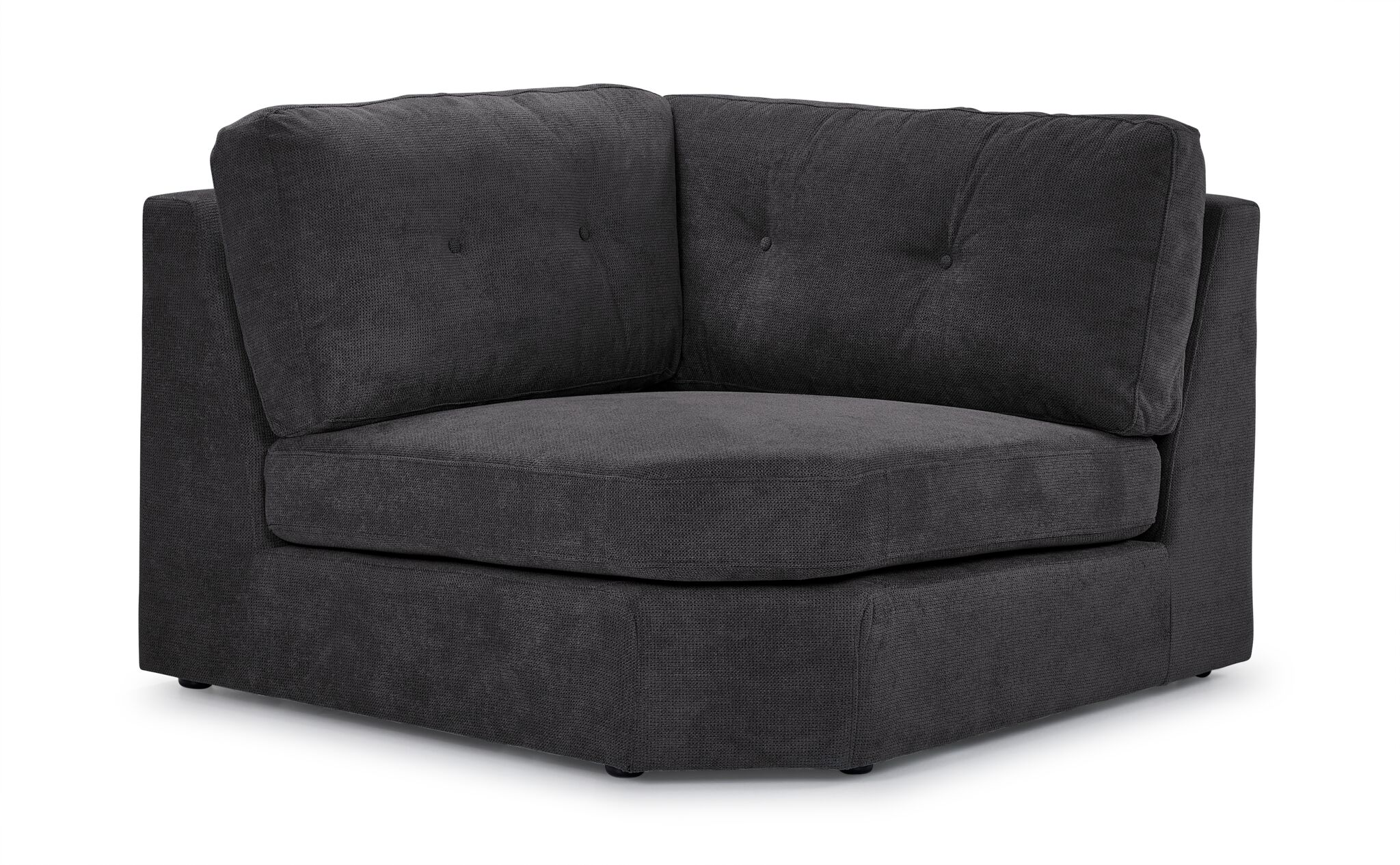 Feeling Connected - Connex 6-Piece Modular Sectional with Drawer Console - Dark Grey - Image 4