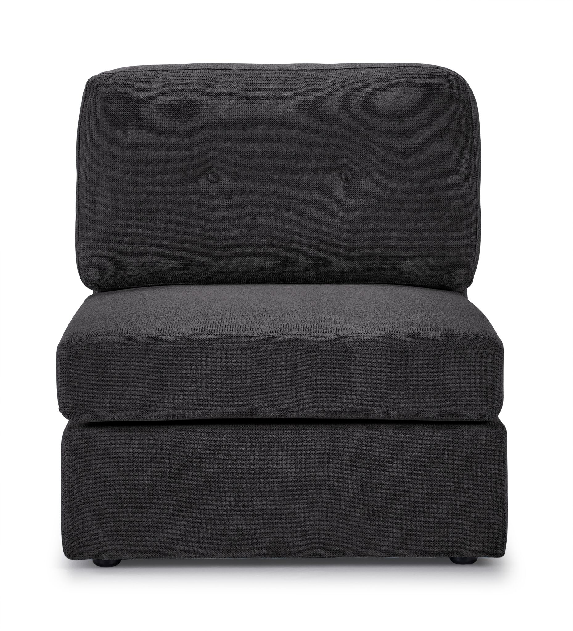 Feeling Connected - Connex 6-Piece Modular Sectional with Drawer Console - Dark Grey - Image 8