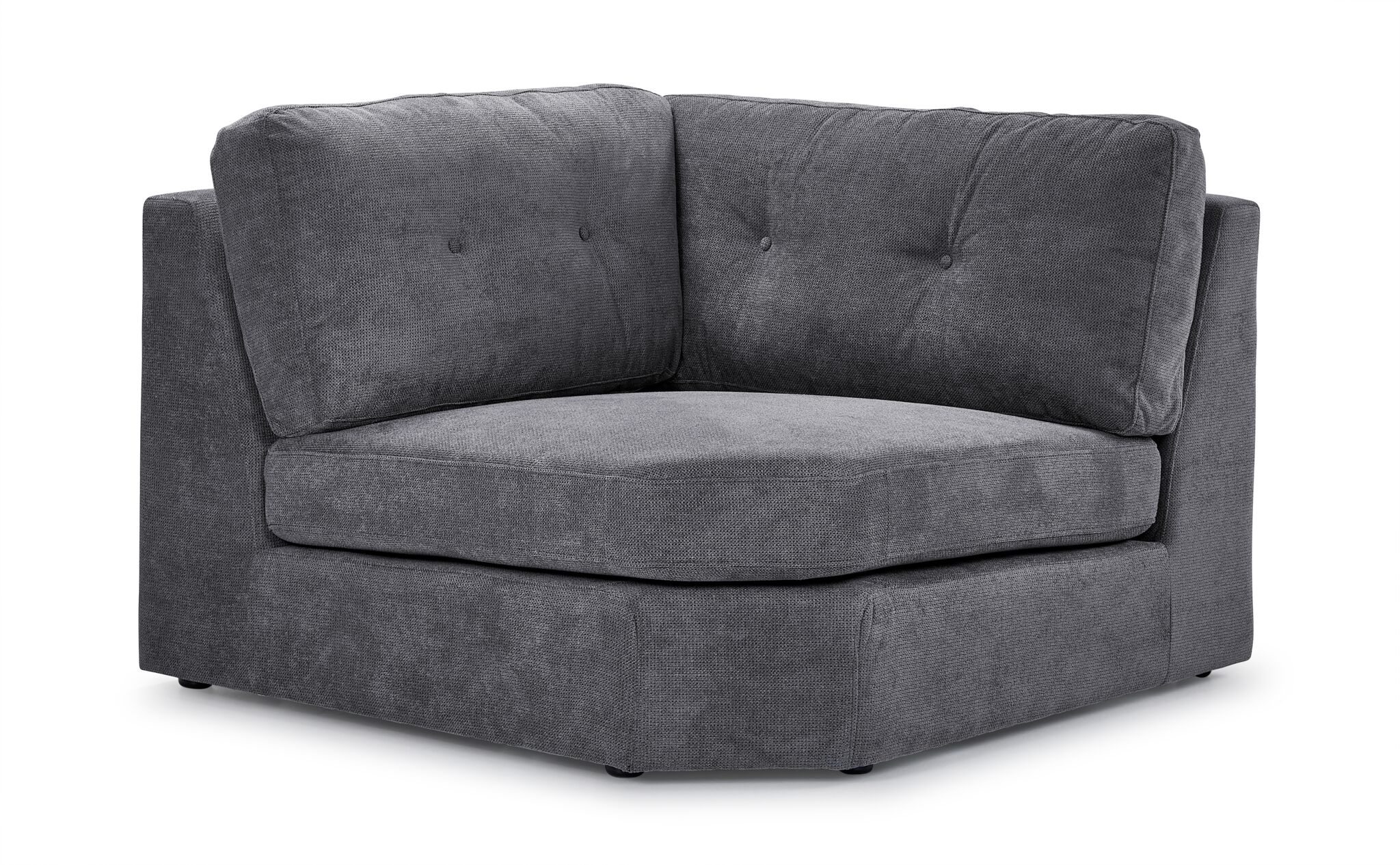 Feeling Connected - Connex 6-Piece Modular Sectional with Drawer Console - Light Grey - Image 4