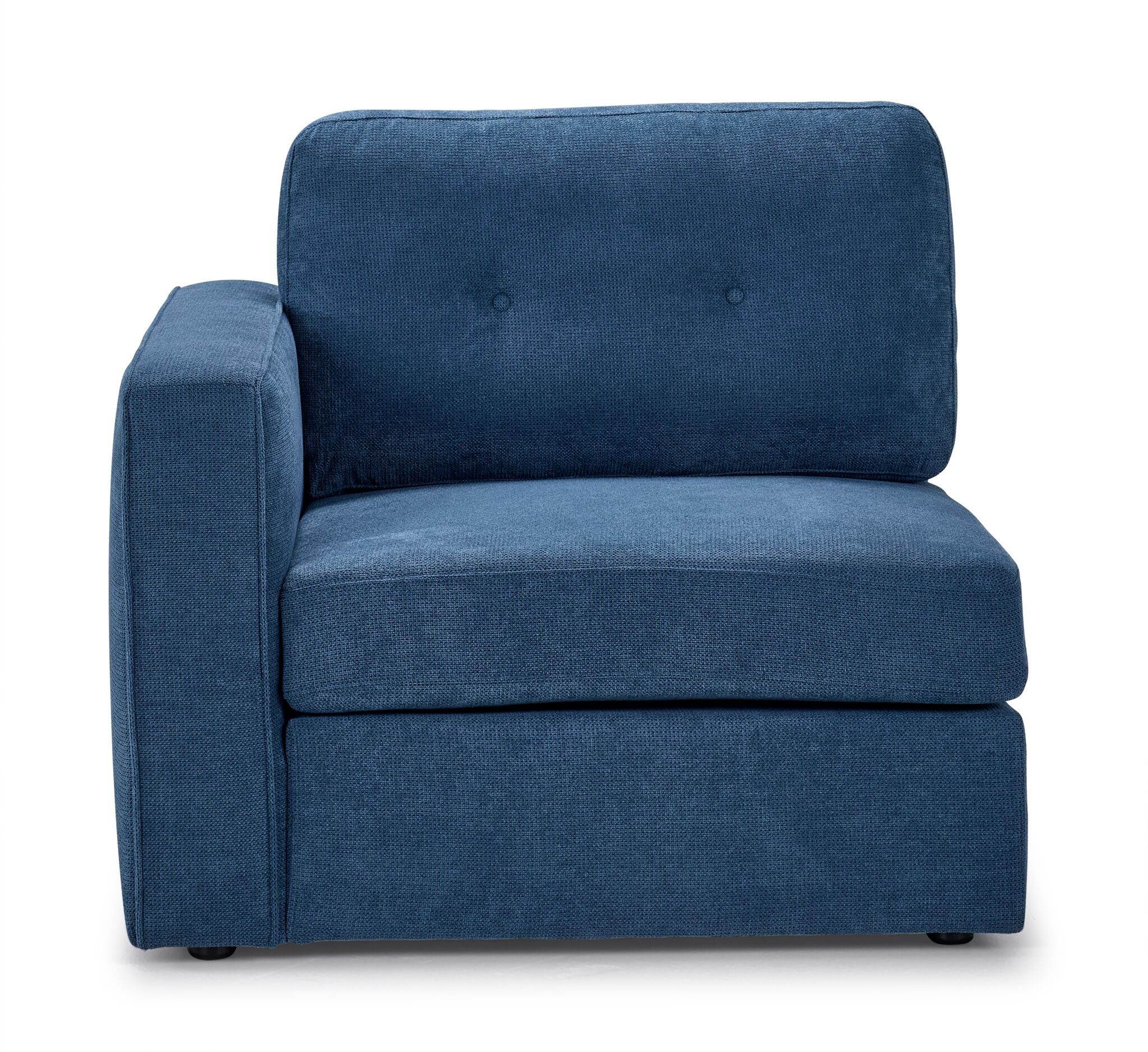 Feeling Connected - Connex 6-Piece Modular Sectional with Storage Console - Blue - Image 9