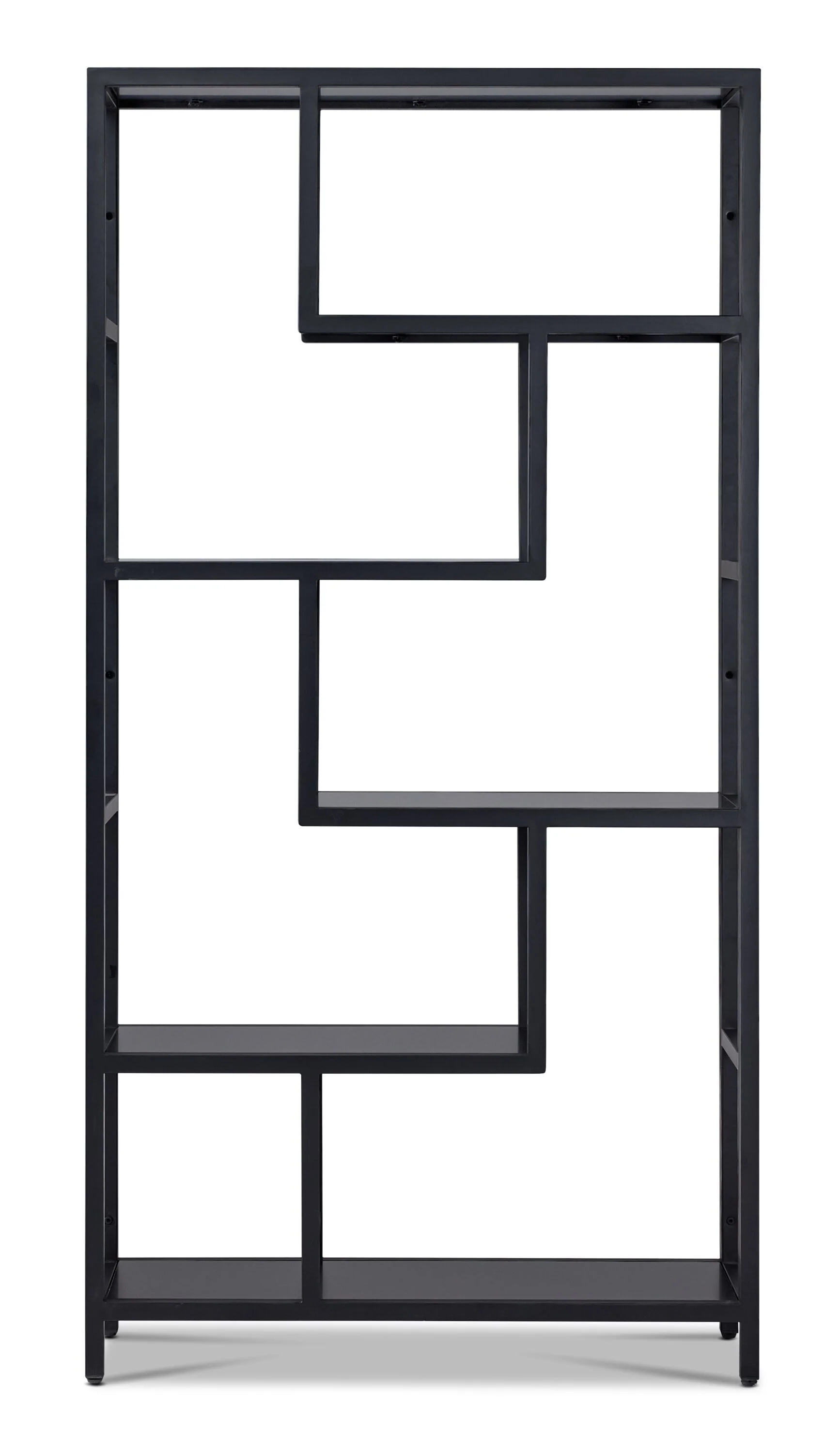 Conte - 5 Tier Book Shelf - Black - Image 2