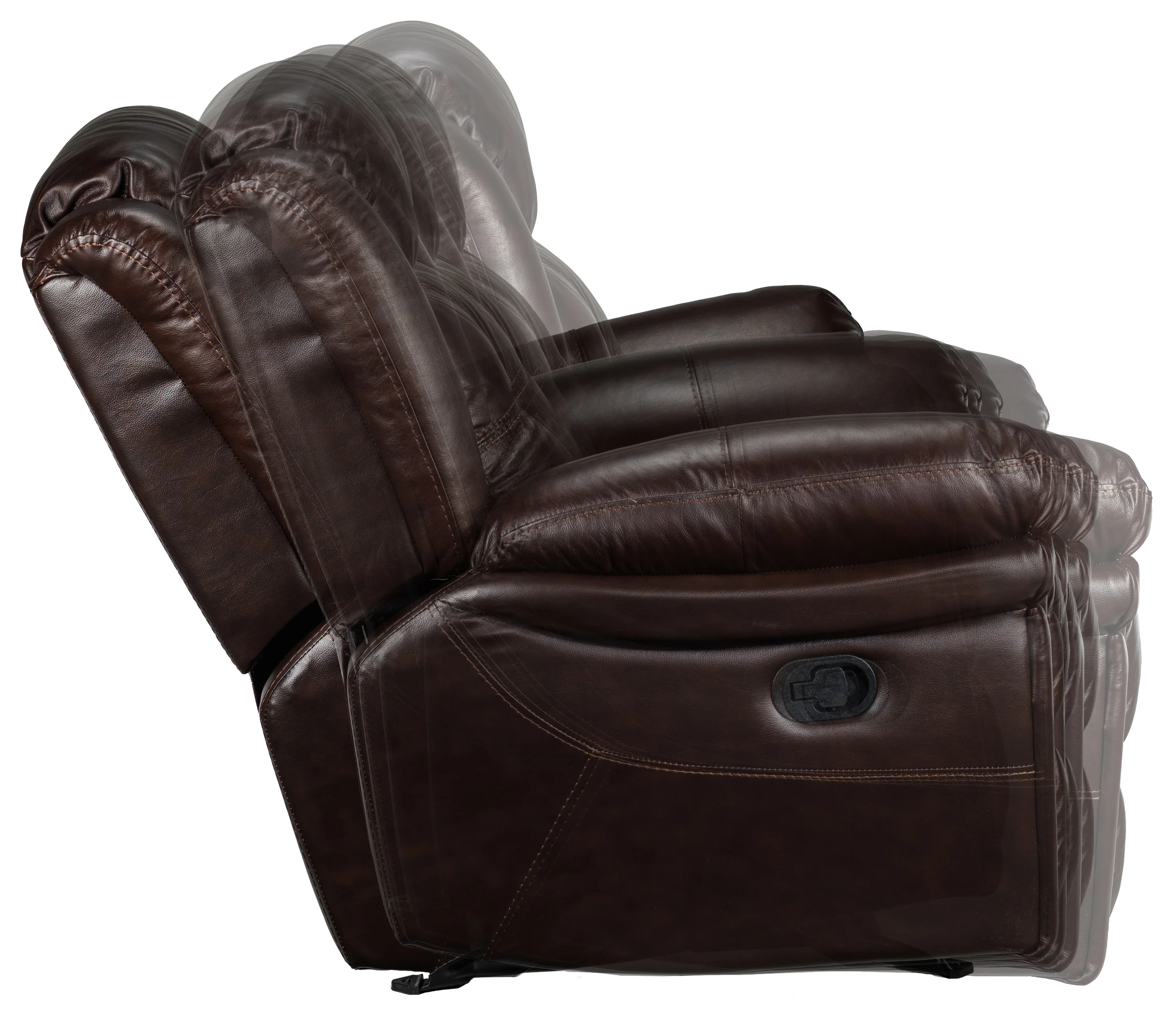 Cooper Leather Rocker Recliner - Brown - Image 6