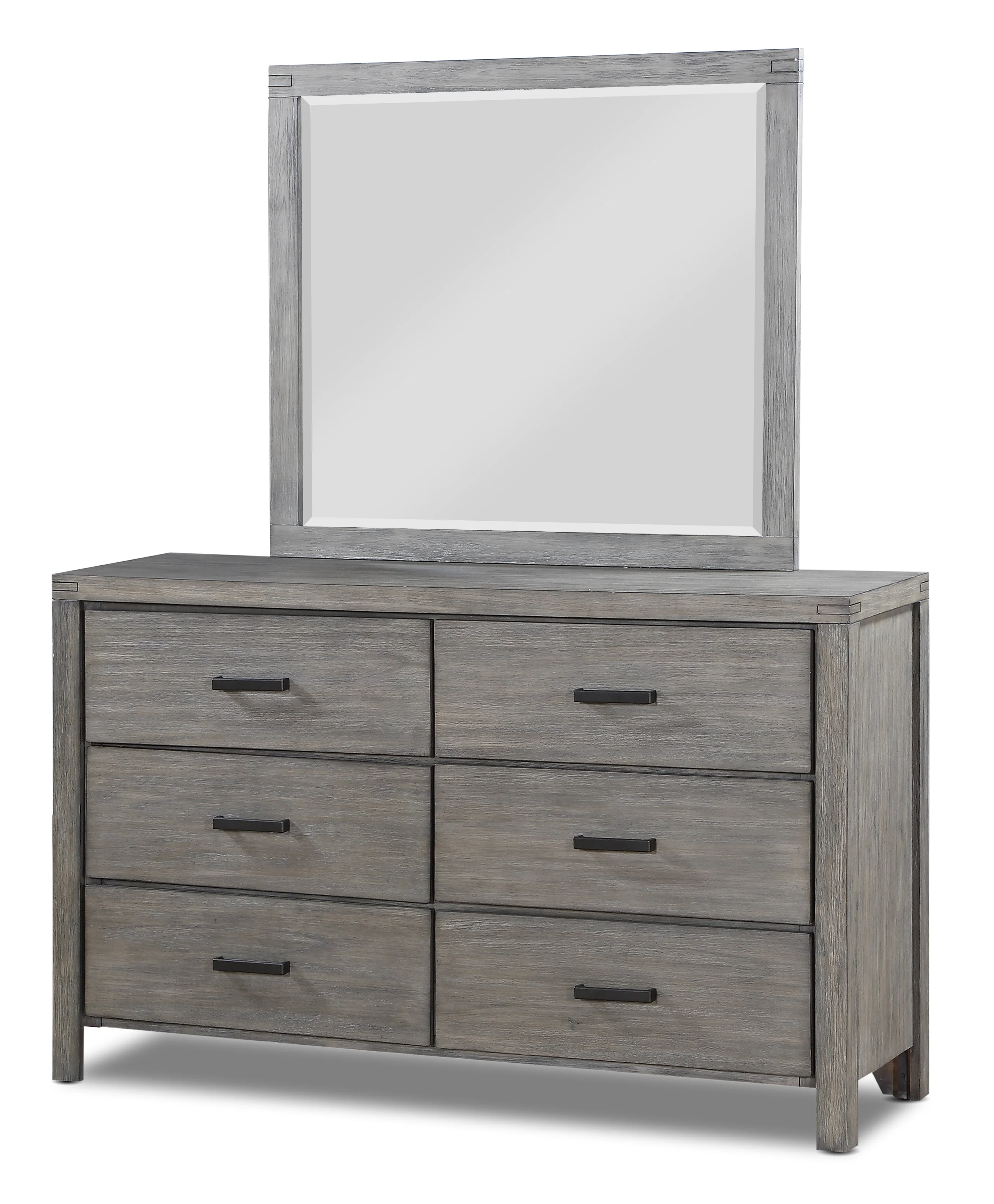Copeland 6-Piece Queen Storage Bedroom Package - Wire-Brushed Grey - Image 5