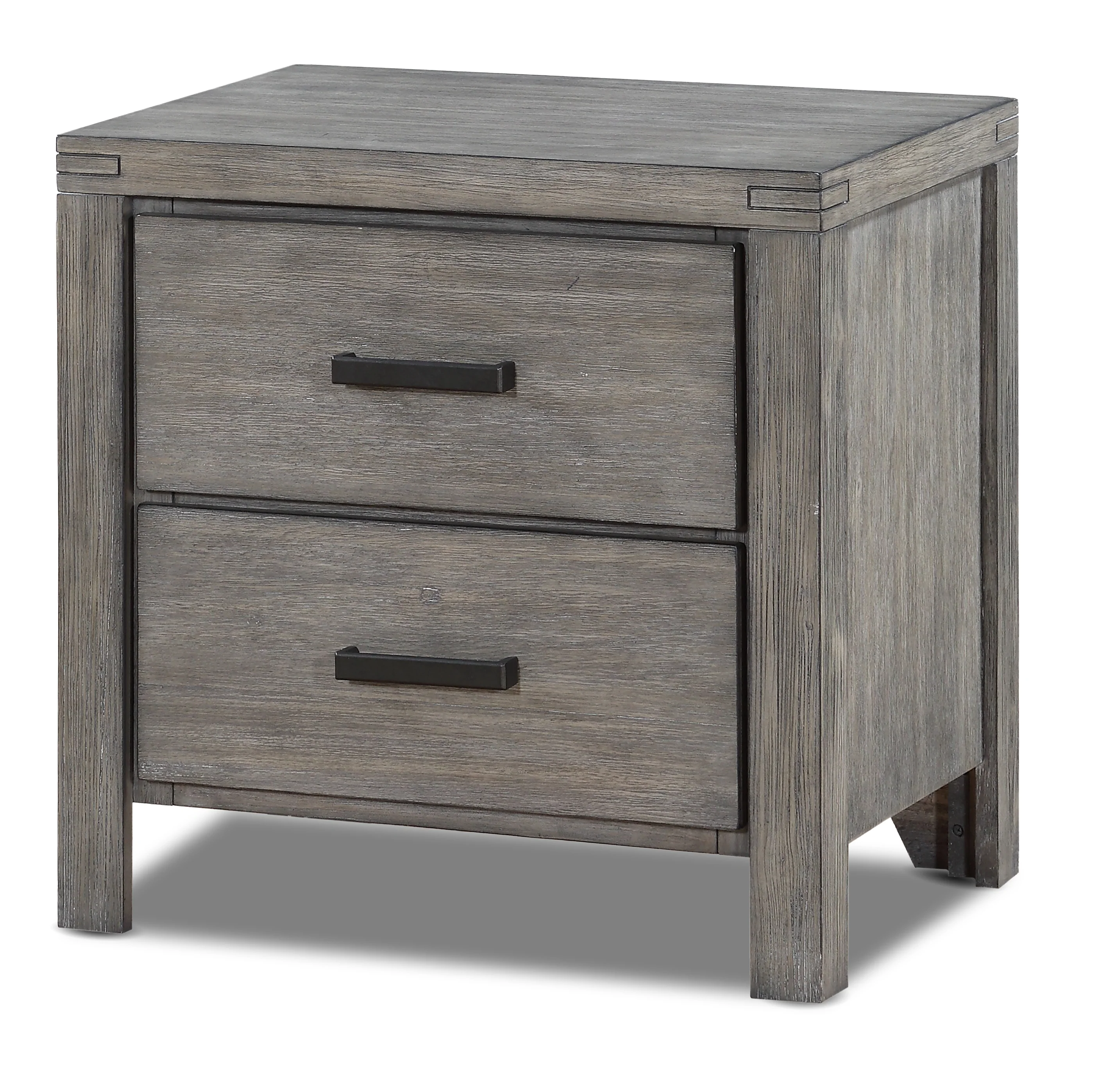 Copeland 6-Piece Queen Storage Bedroom Package - Wire-Brushed Grey - Image 6
