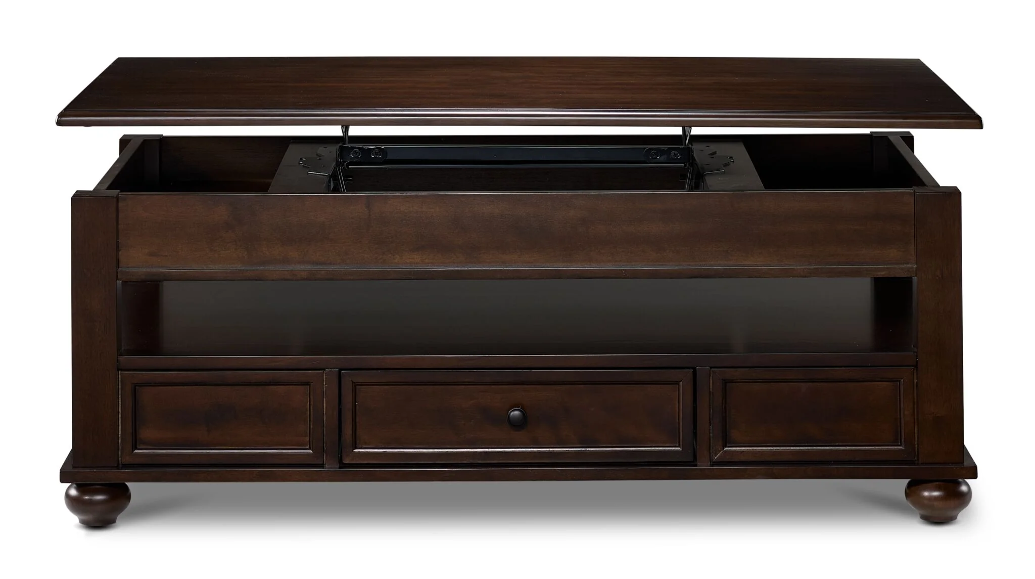 Corbel 48" Lift Top Coffee Table - Espresso - Image 4
