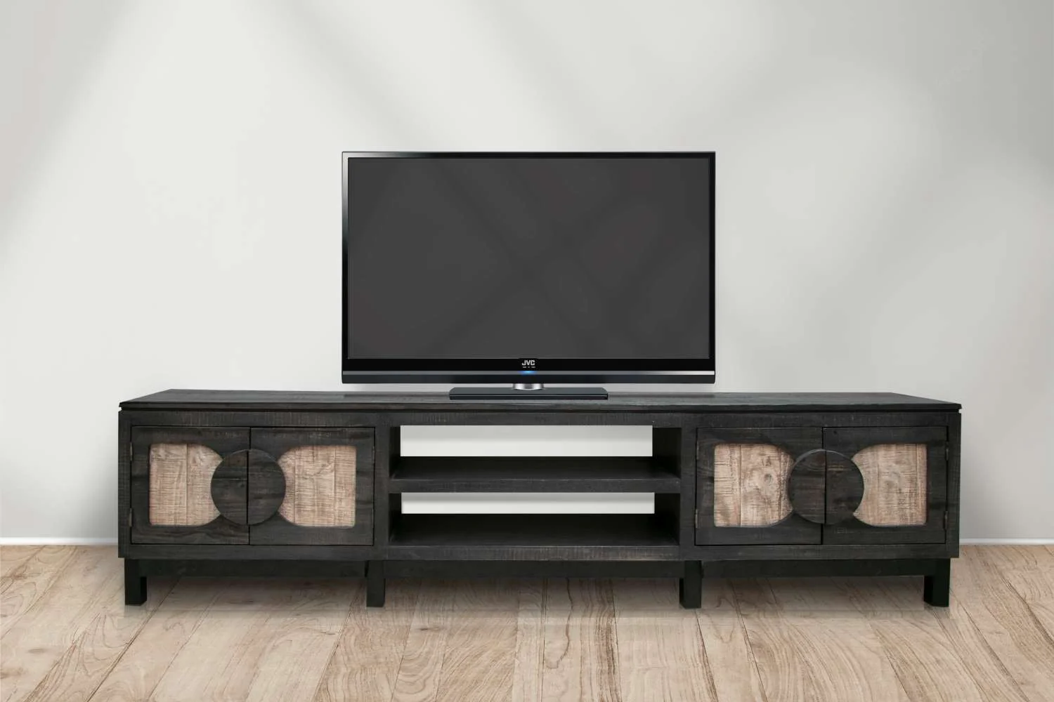 Cosala 93" TV Stand - Black - Image 2