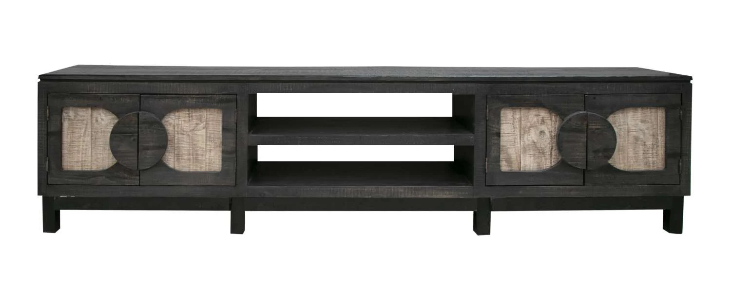 Cosala 93" TV Stand - Black - Image 3