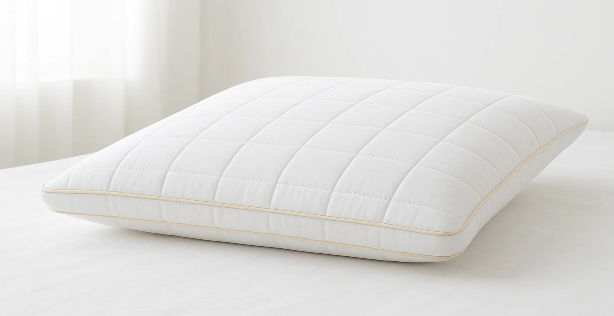 Cotton House 100% Australian Wool Queen Pillow - White