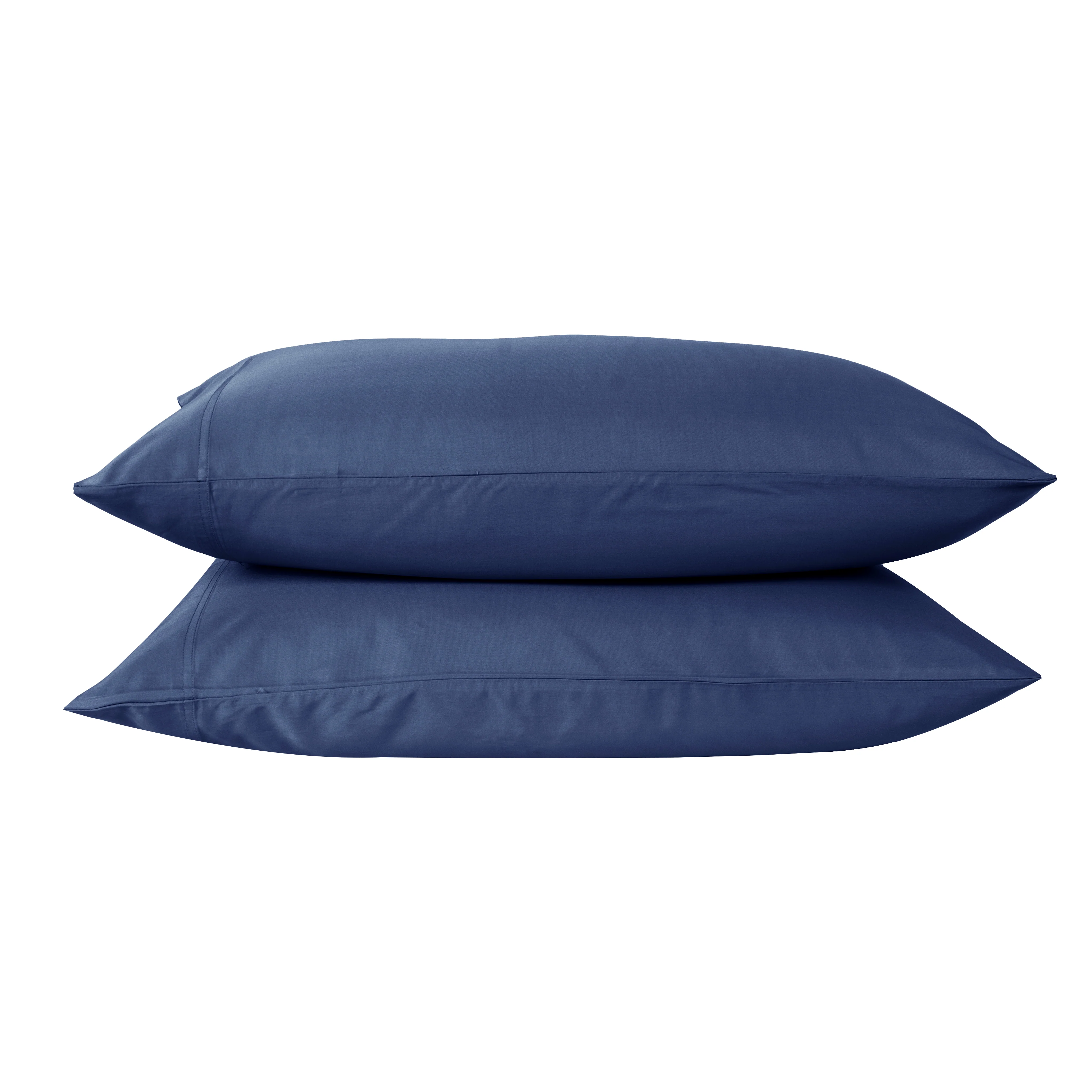 Cotton House 100% Cotton Pima Full Sheet Set - 500 Thread Count Navy Blue - Image 3