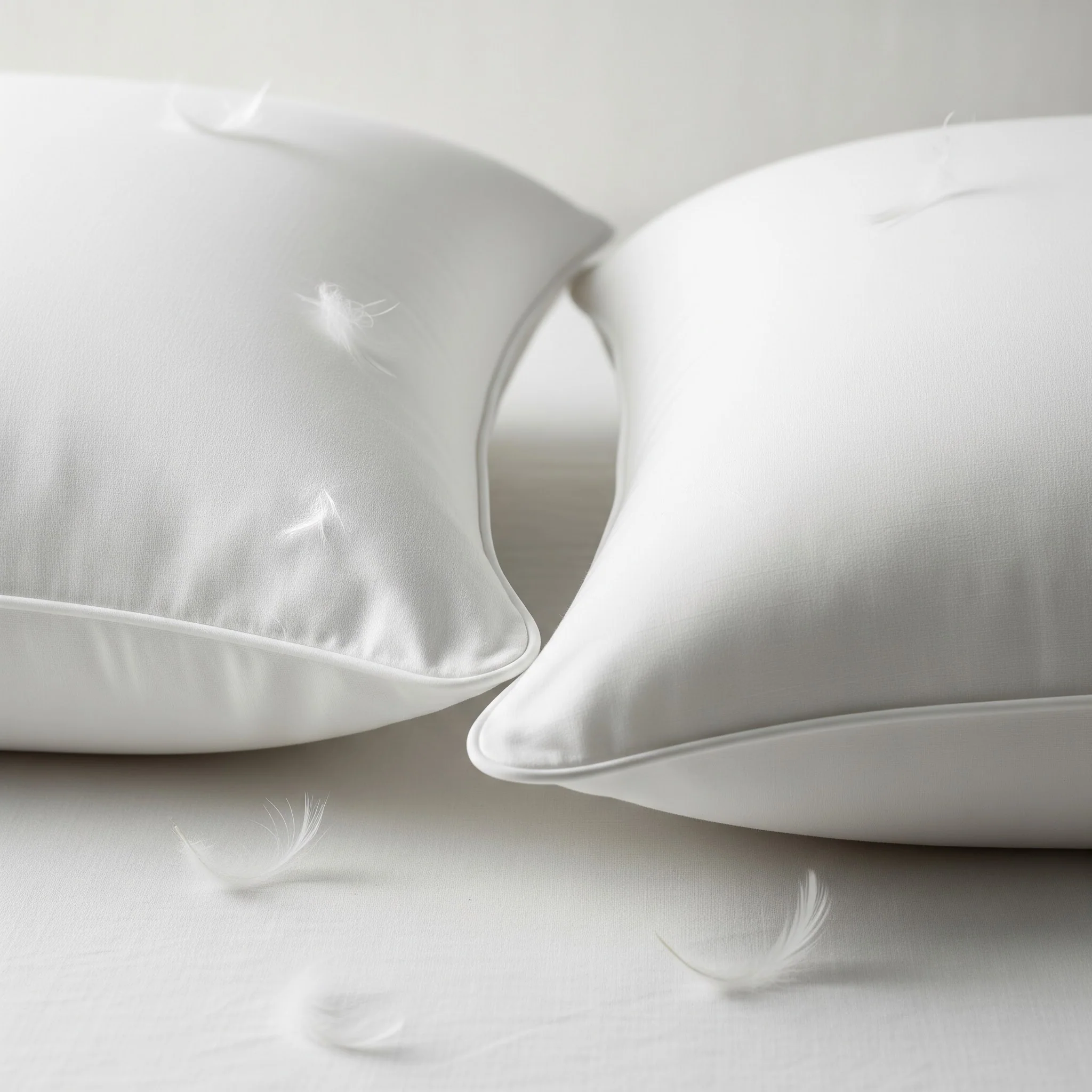 Cotton House 2 Pack Feather Fill Queen Pillow - Image 2