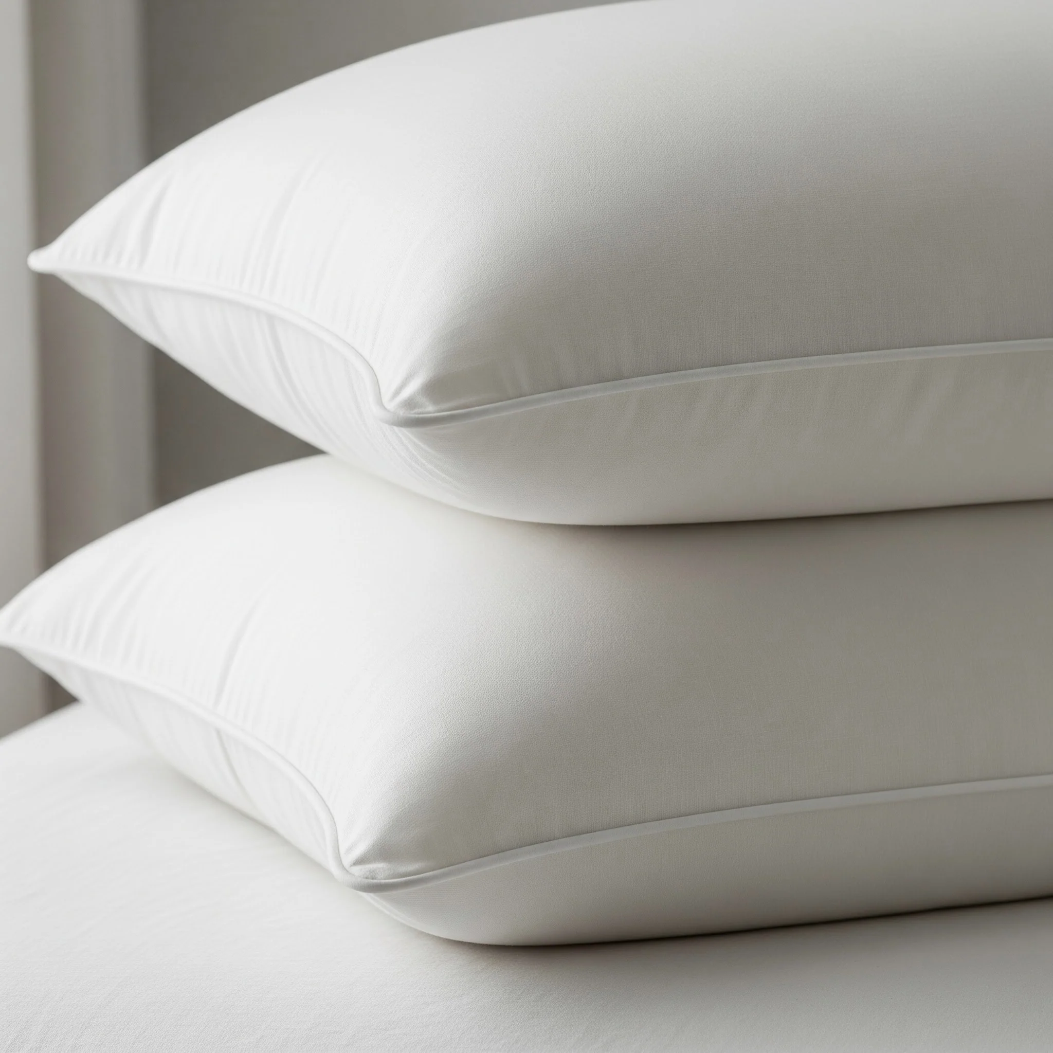 Cotton House 2 Pack Feather Fill Queen Pillow - Image 3