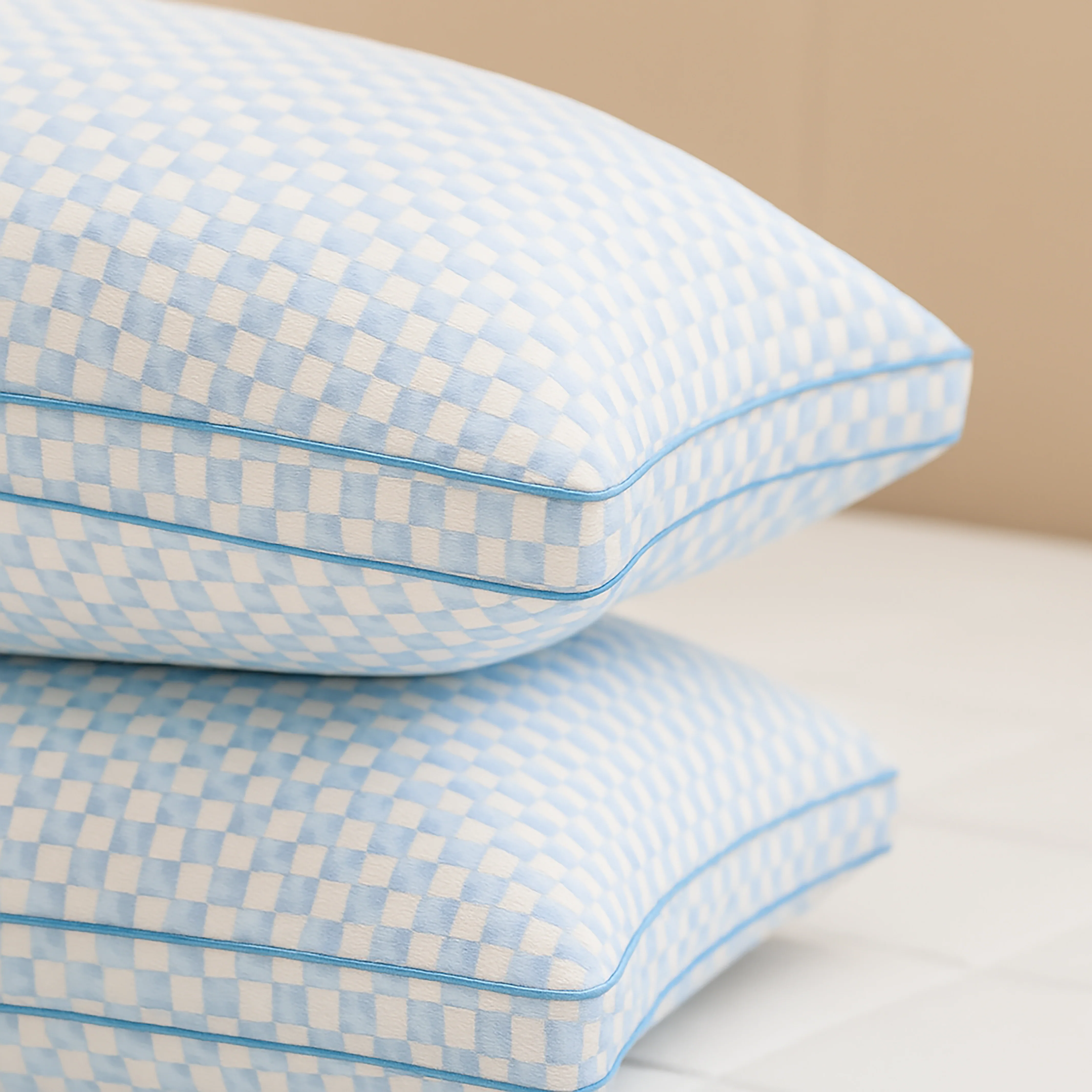 Cotton House 2 Pack Gusseted Cooling King Pillow - Image 4