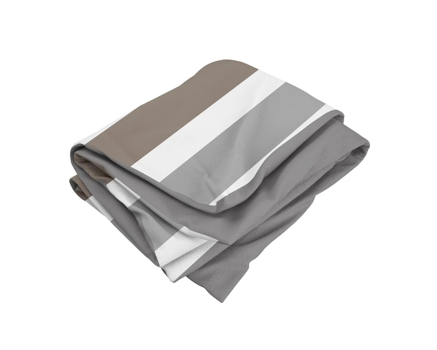 Cotton House 3-Piece Full Duvet Cover Set - Bold Stripes - Image 2
