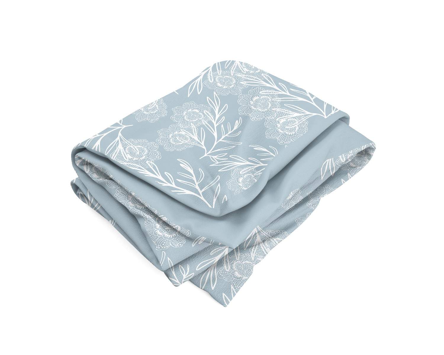 Cotton House 3-Piece King Duvet Cover Set - Serene Blooms - Image 2