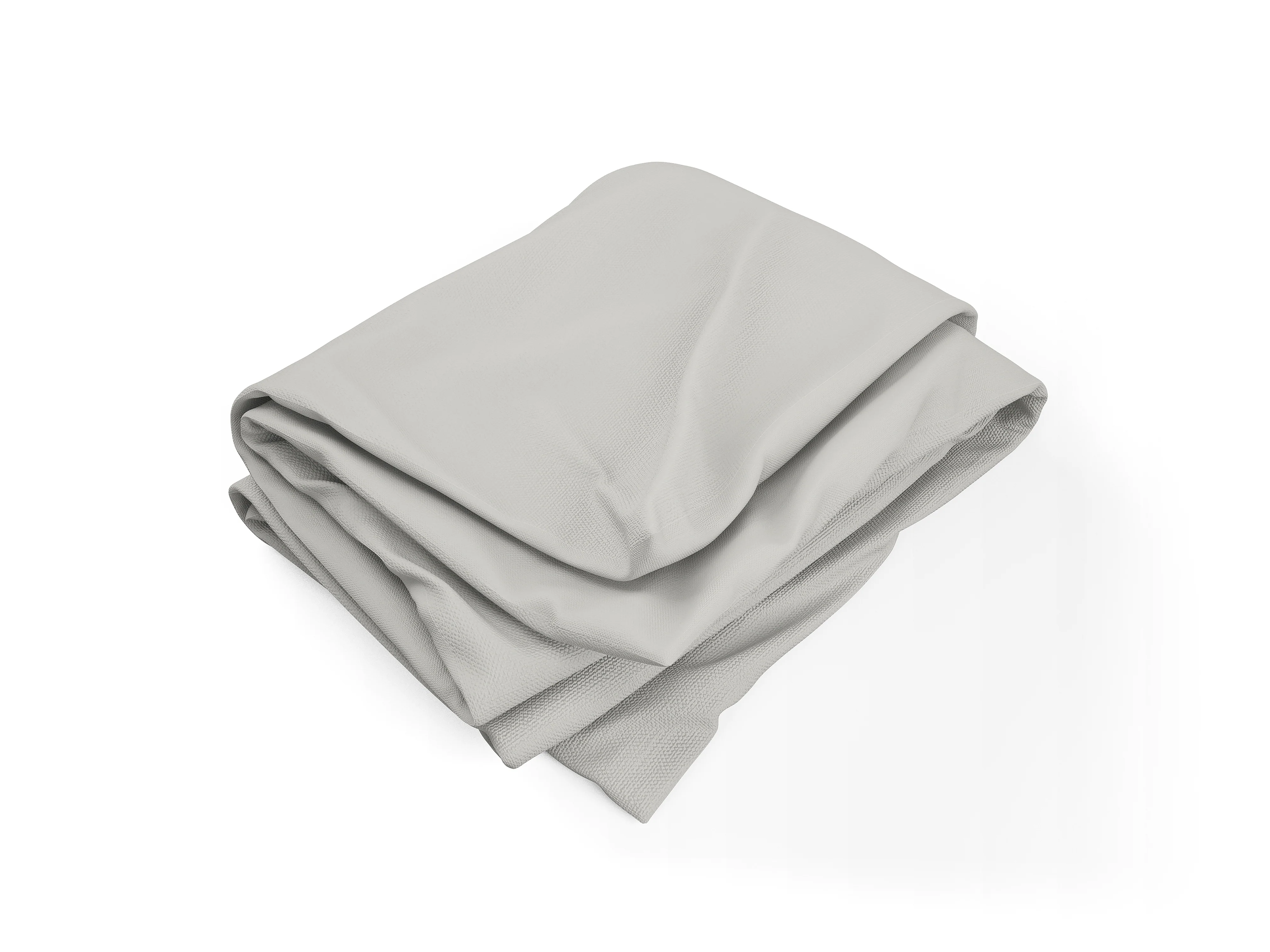 Cotton House 3-Piece Queen Duvet Cover Set - Silver - Image 3
