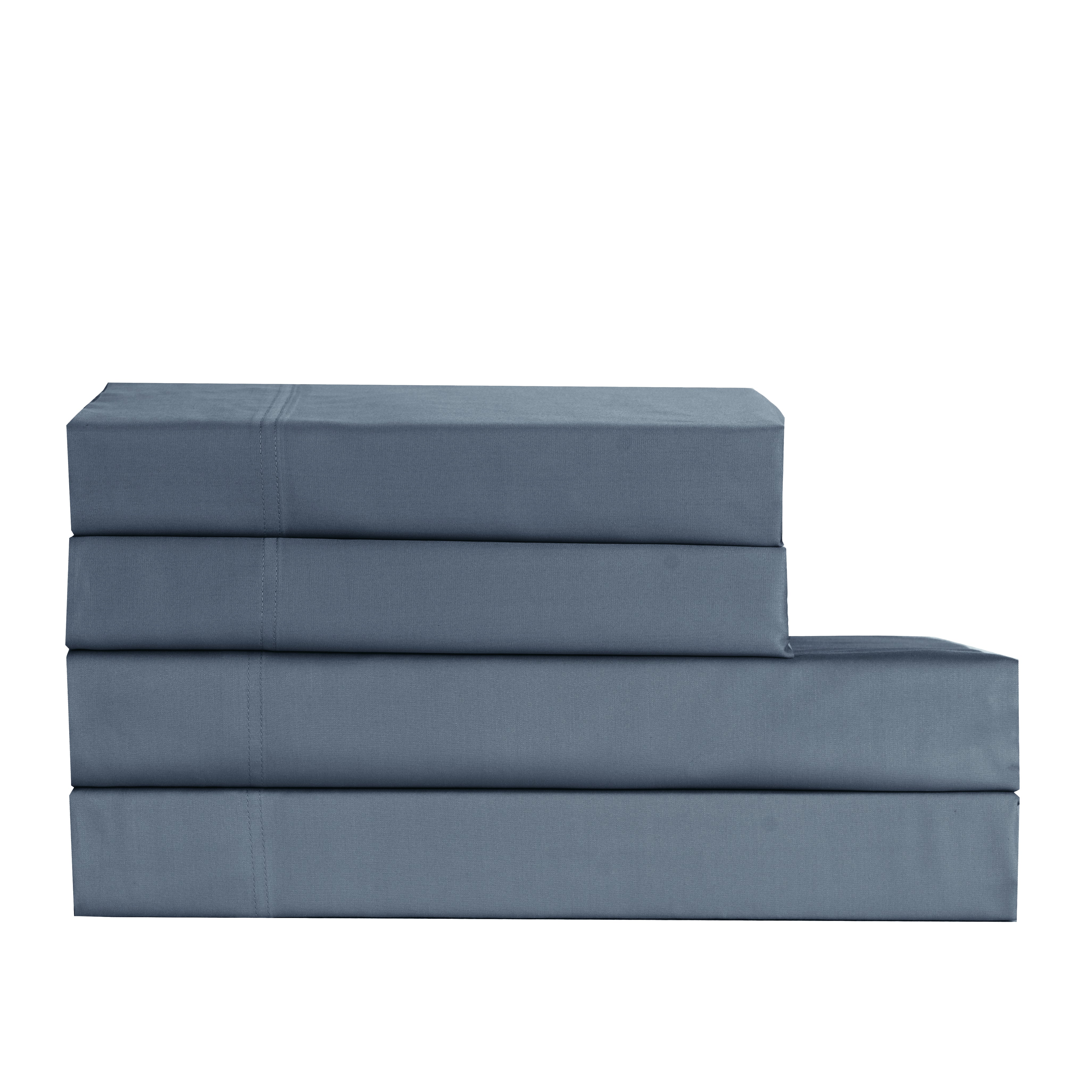 Cotton House Full Bamboo Sheet Set - Indigo Blue - Image 2