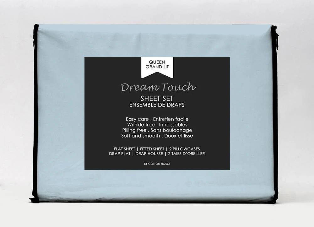 Cotton House Microfibre Full Sheet Set - Assorted Colours - Image 2