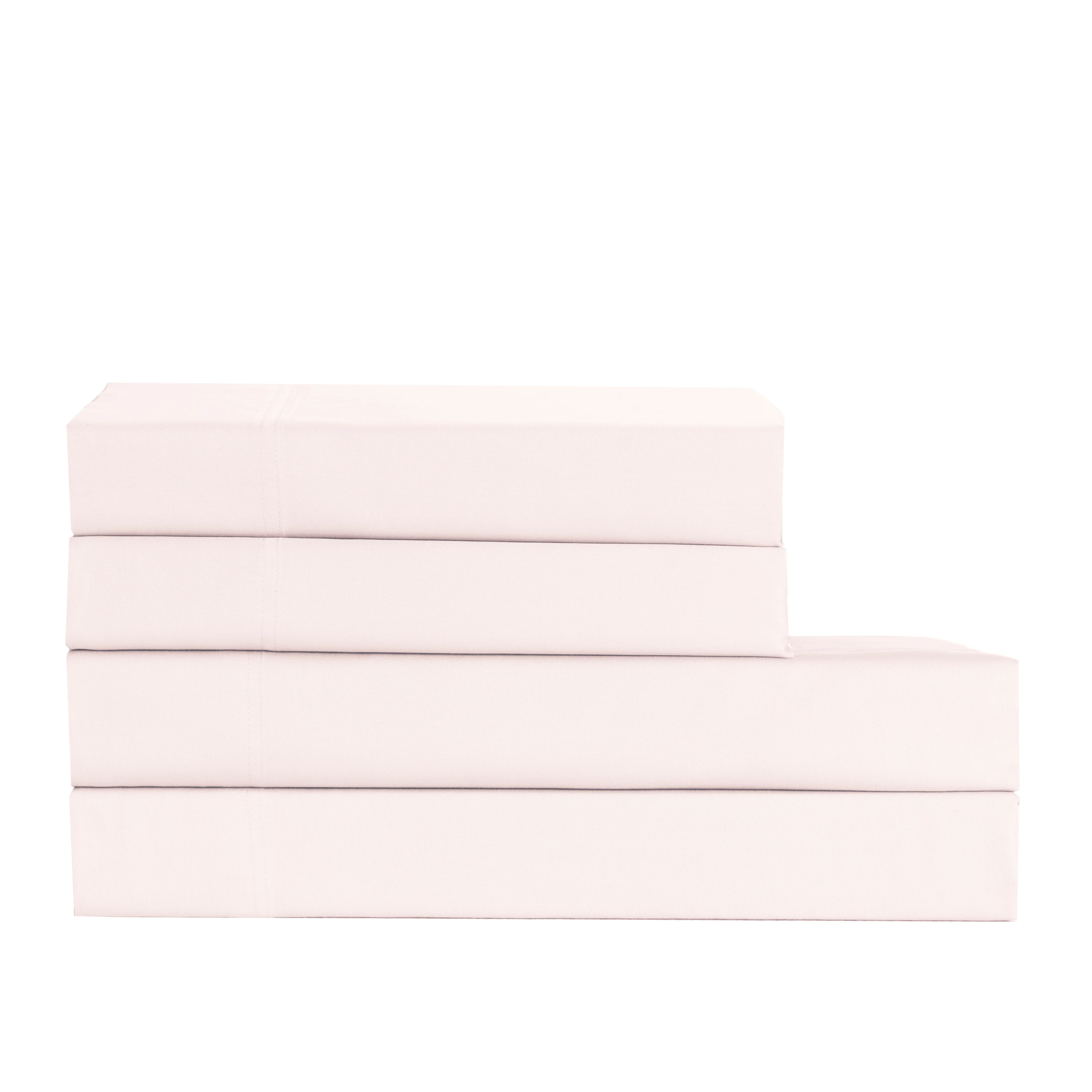 Cotton House Queen Bamboo Sheet Set - Mauve Morn, Pink - Image 2