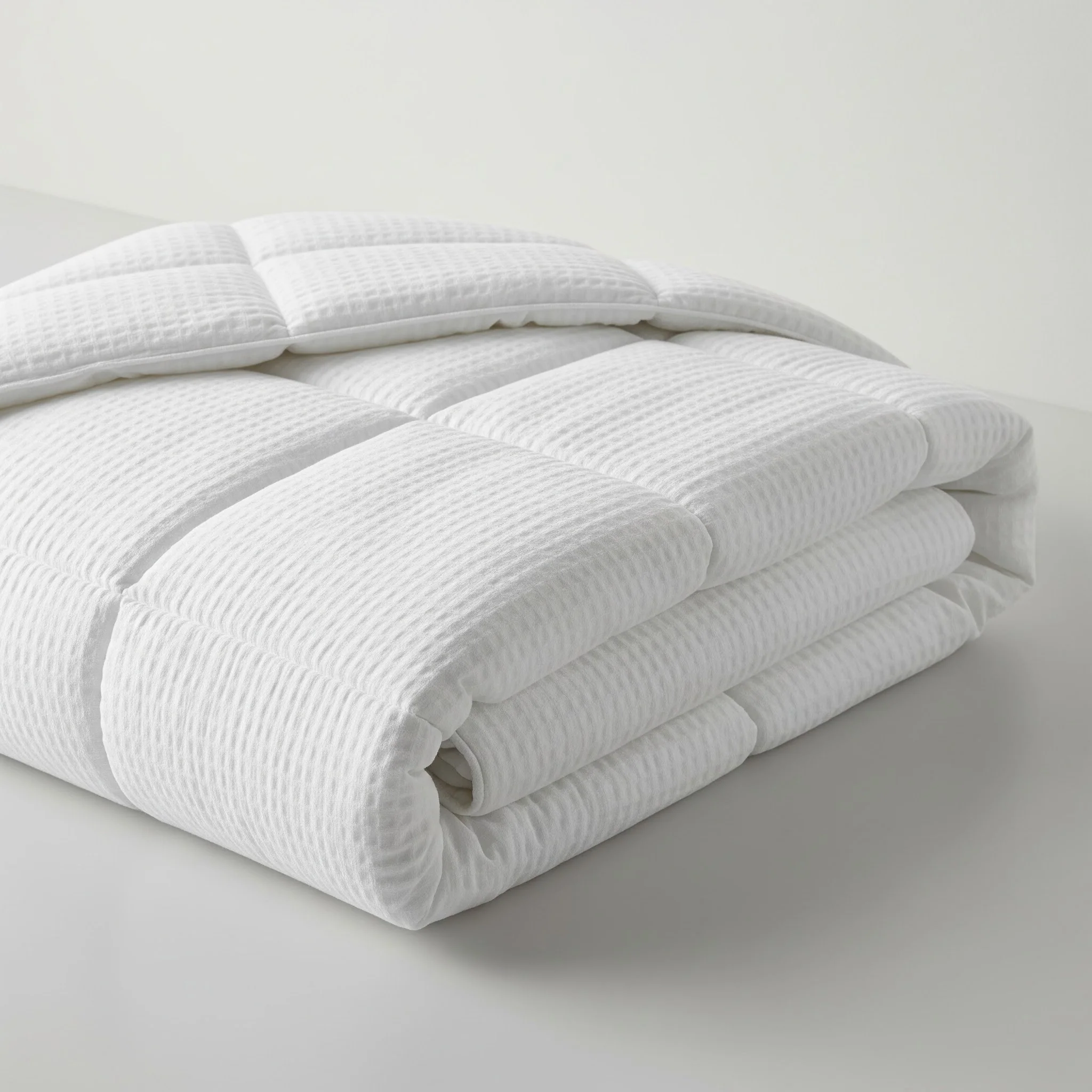 Cotton House Seersucker Twin Duvet - White - Image 2