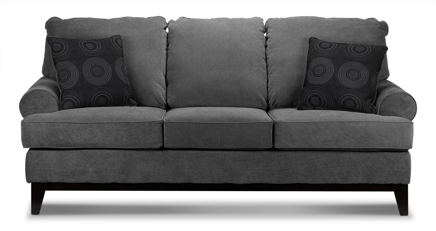 Crizia Full Sofa Bed - Dark Grey - Image 2