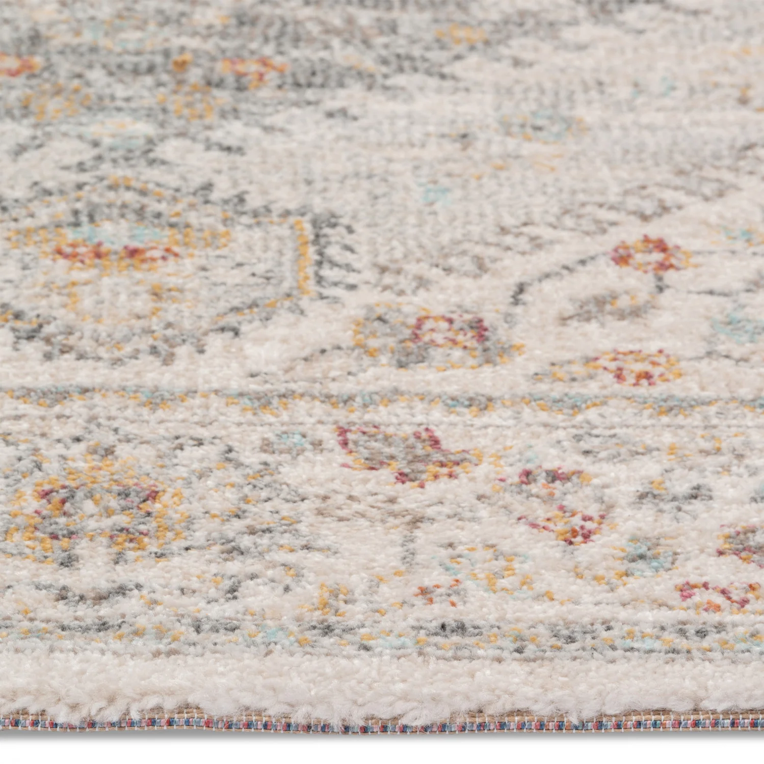 Cubana Bordered Rug - 5' x 8' - Multi-Colour - Image 3