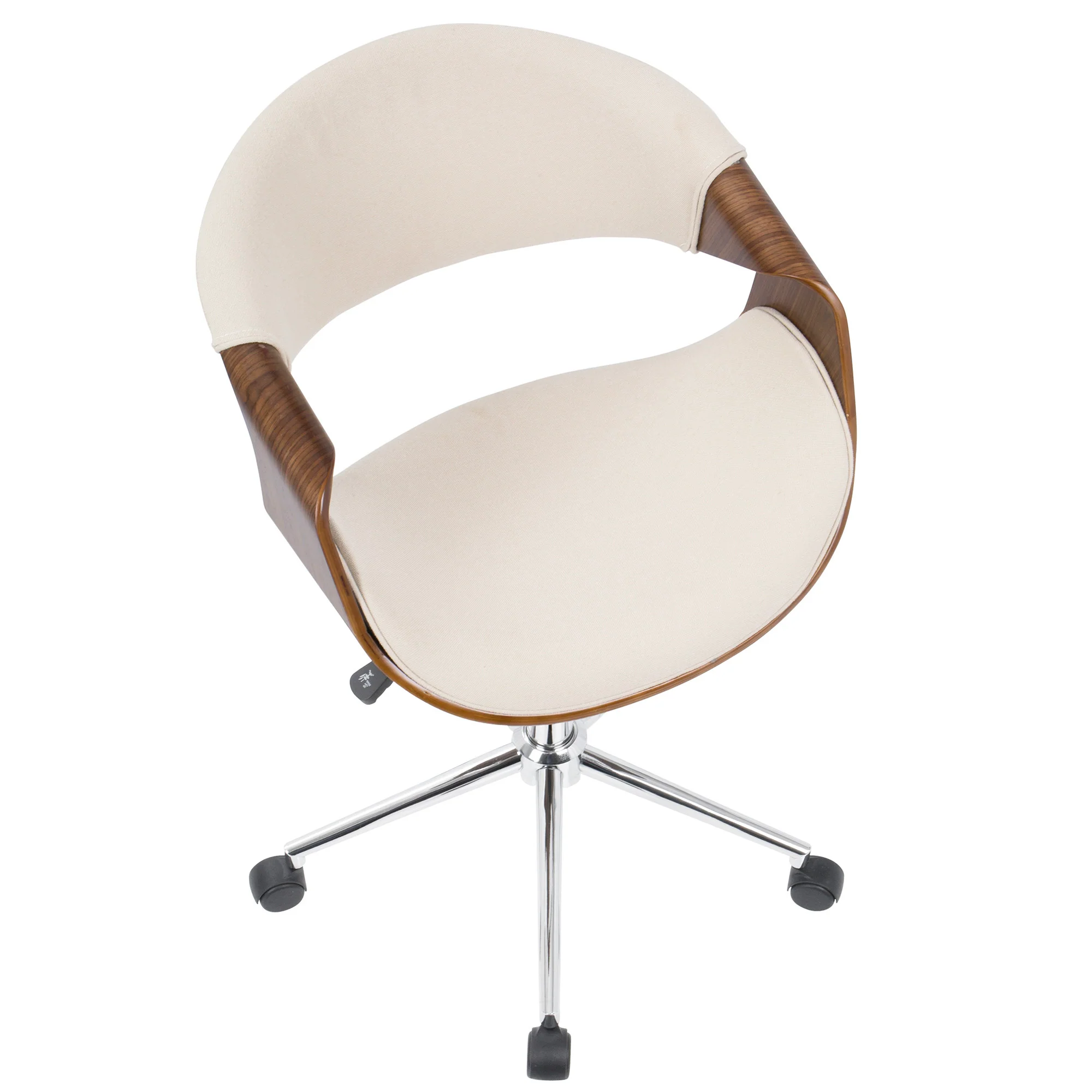 Curvo Office Chair - Cream - Image 6