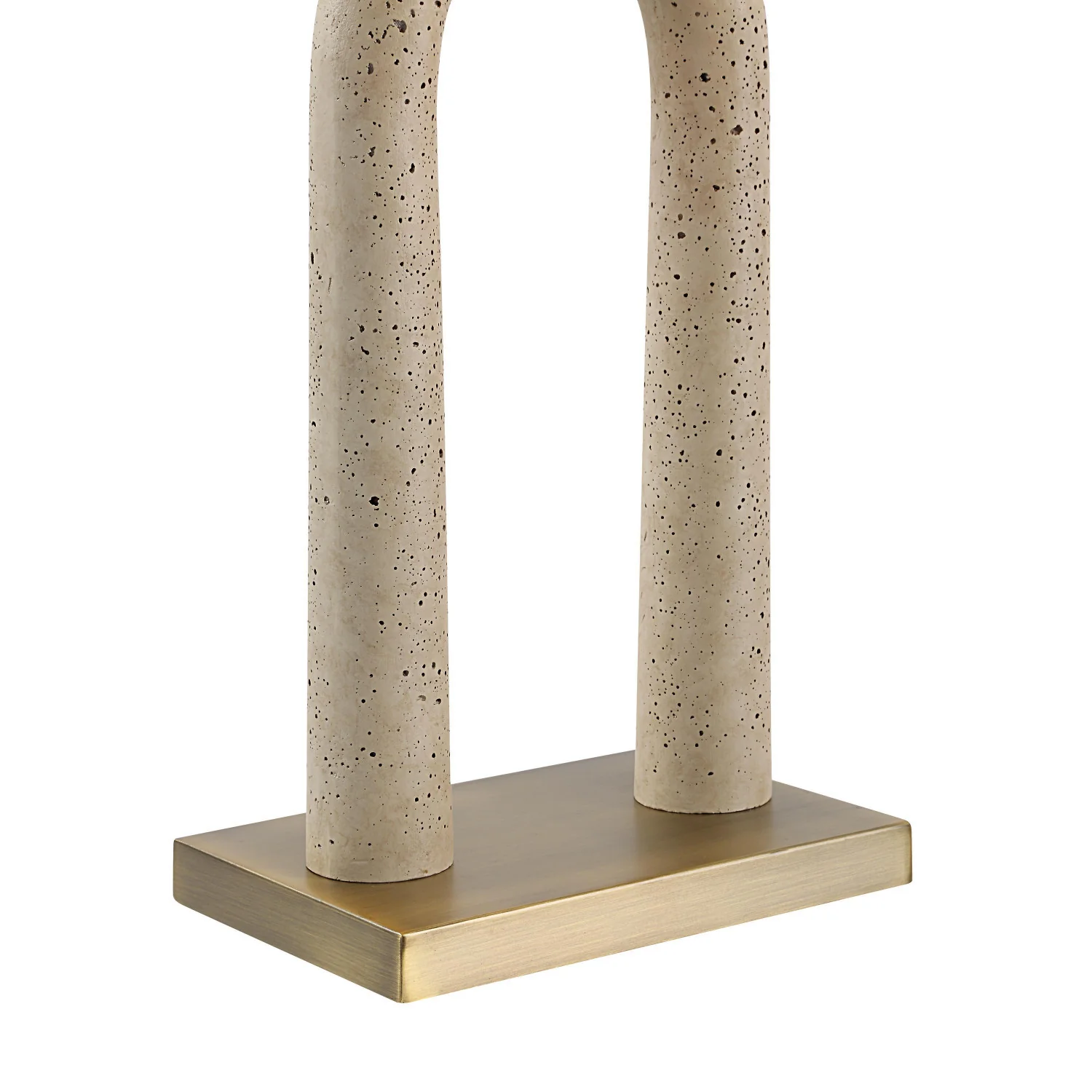 Cyrus Table Lamp - Beige Travertine - Image 2