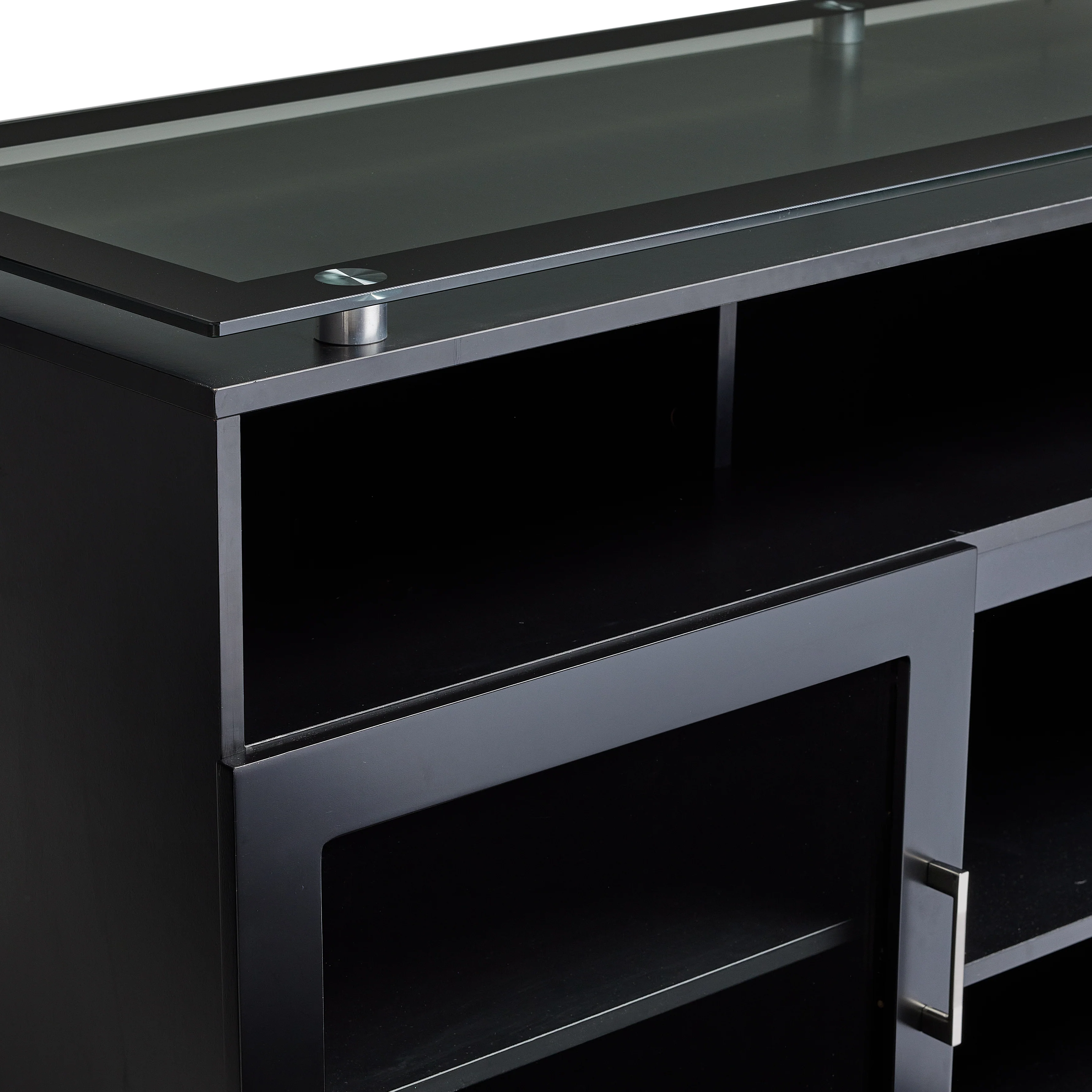 Damien 72" Flat Panel Television Stand - Black - Image 4