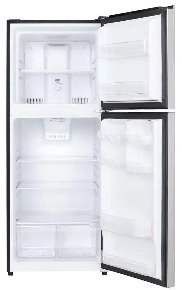 Danby 23.5" 10.1 Cu. Ft. Black And Stainless Look Top-Freezer Refrigerator - DFF101B1BSLDB - Image 5