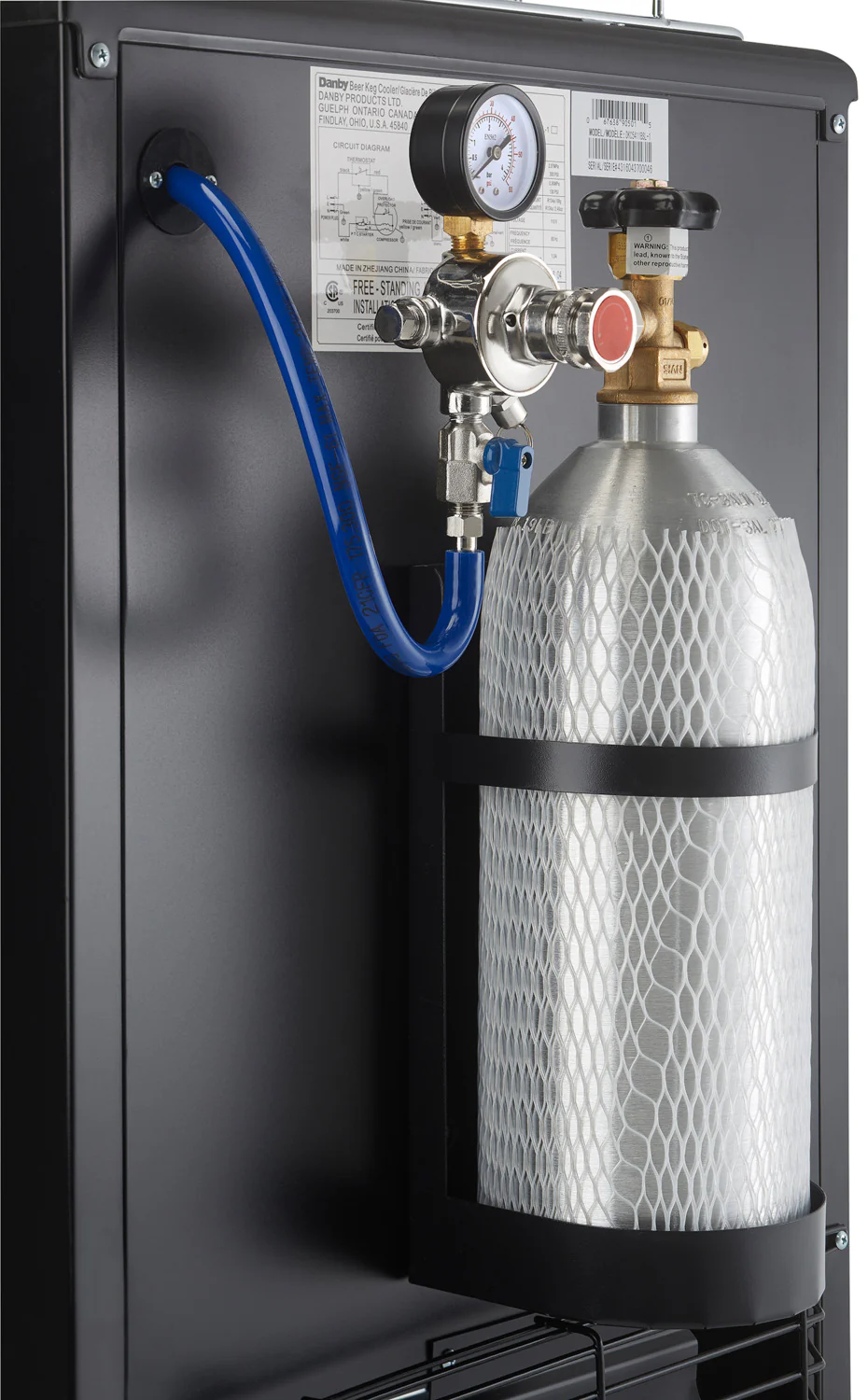 Danby Silver Single Tap Keg Cooler (5.4 Cu. Ft.) - DKC054A1BSLDB - Image 5