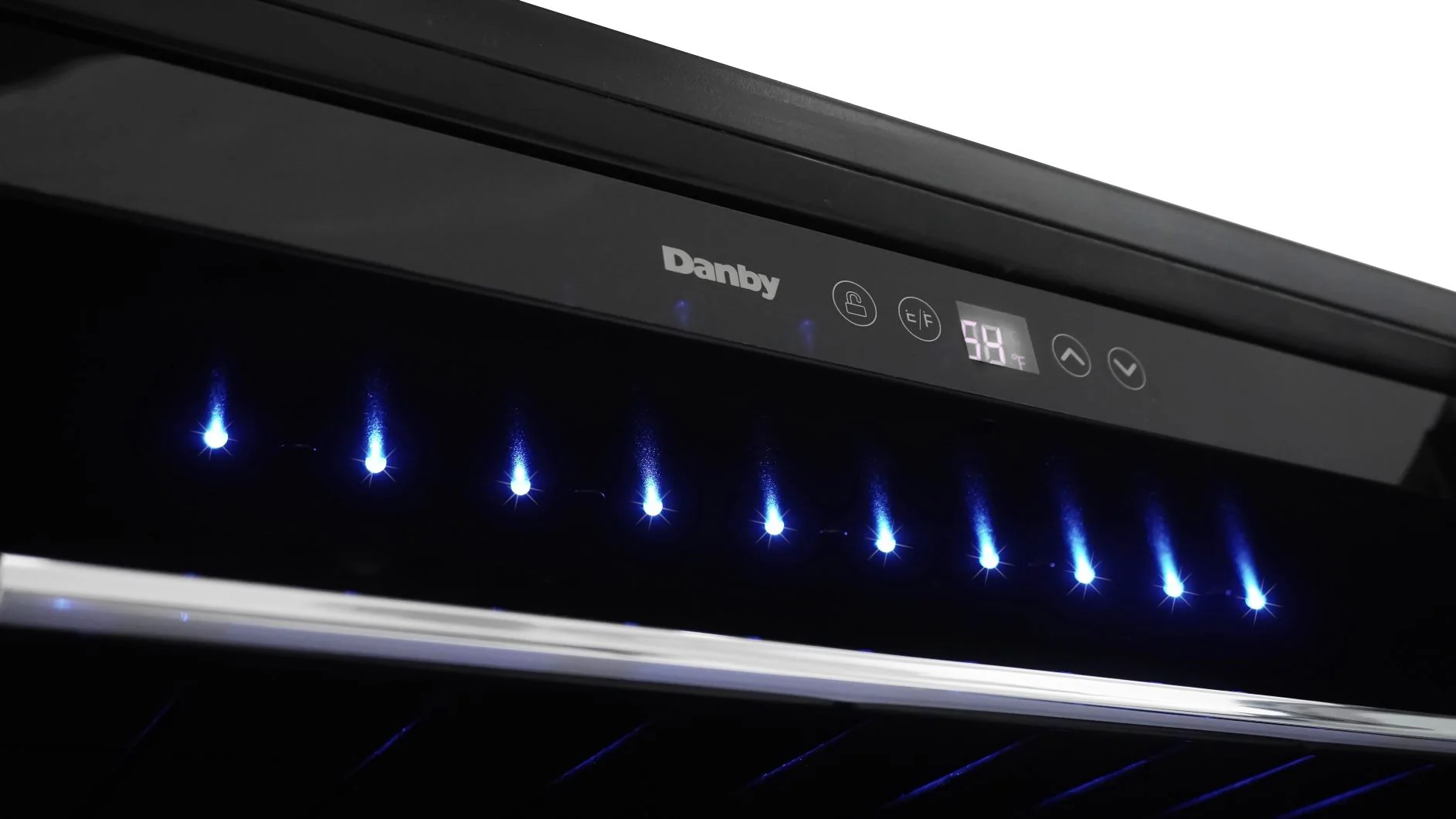 Danby Stainless Buit-In Under-Counter 60 Bottles Wine Cooler - DWC057A1BSS - Image 4