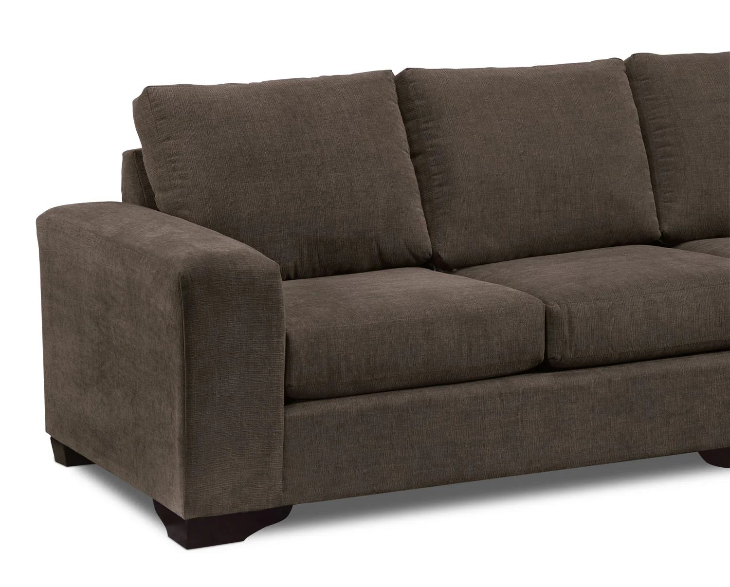 Danielle 2-Piece Sectional with Right-Facing Chaise - Java - Image 3
