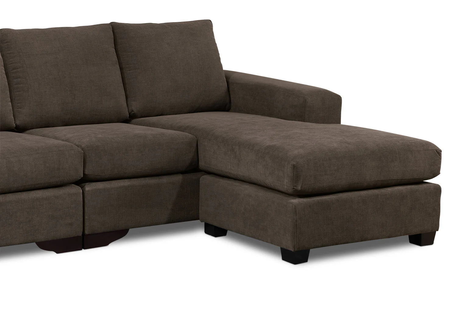Danielle 2-Piece Sectional with Right-Facing Chaise - Java - Image 4