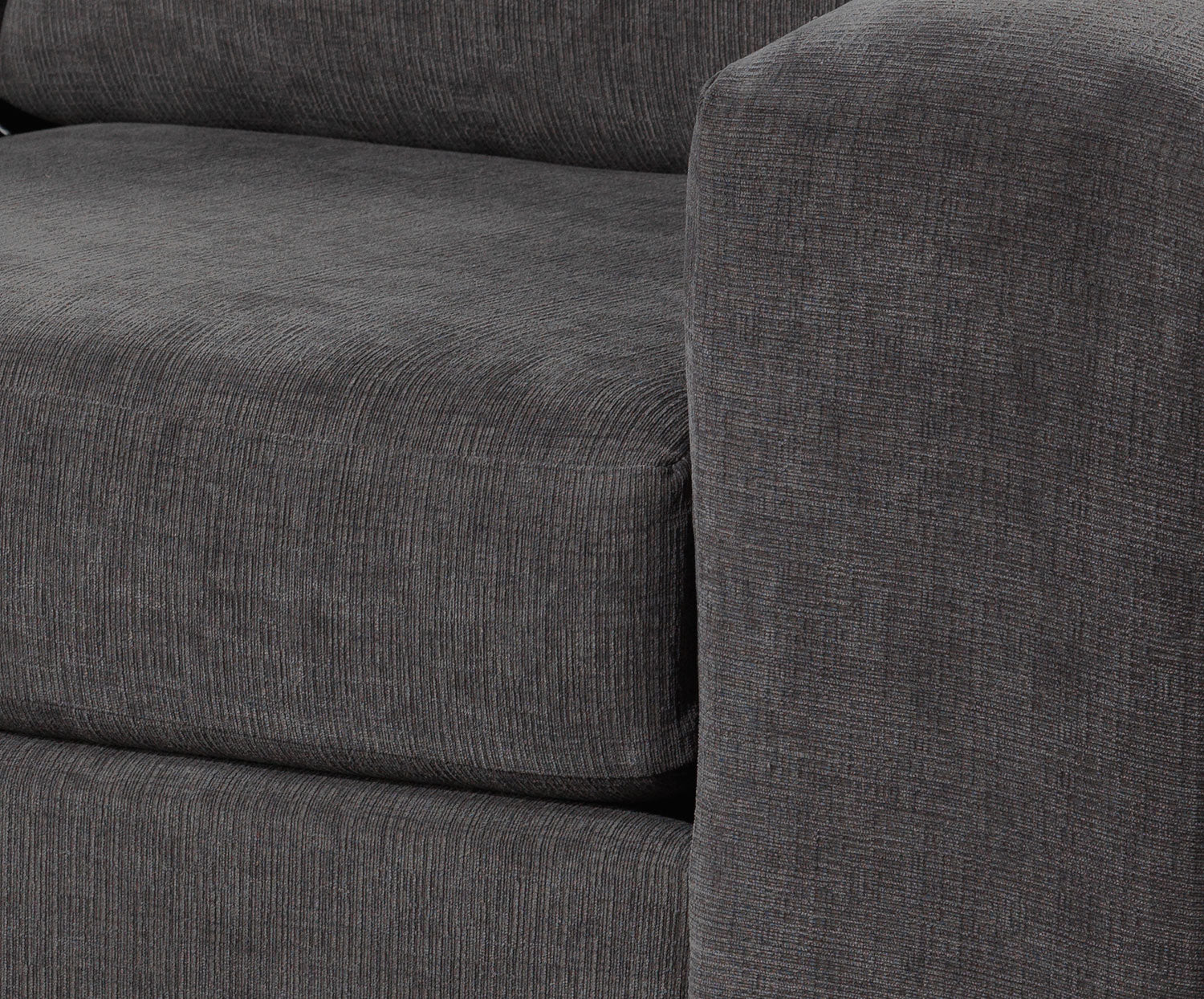 Danielle 3-Piece Sectional with Left-Facing Corner Wedge - Grey - Image 5