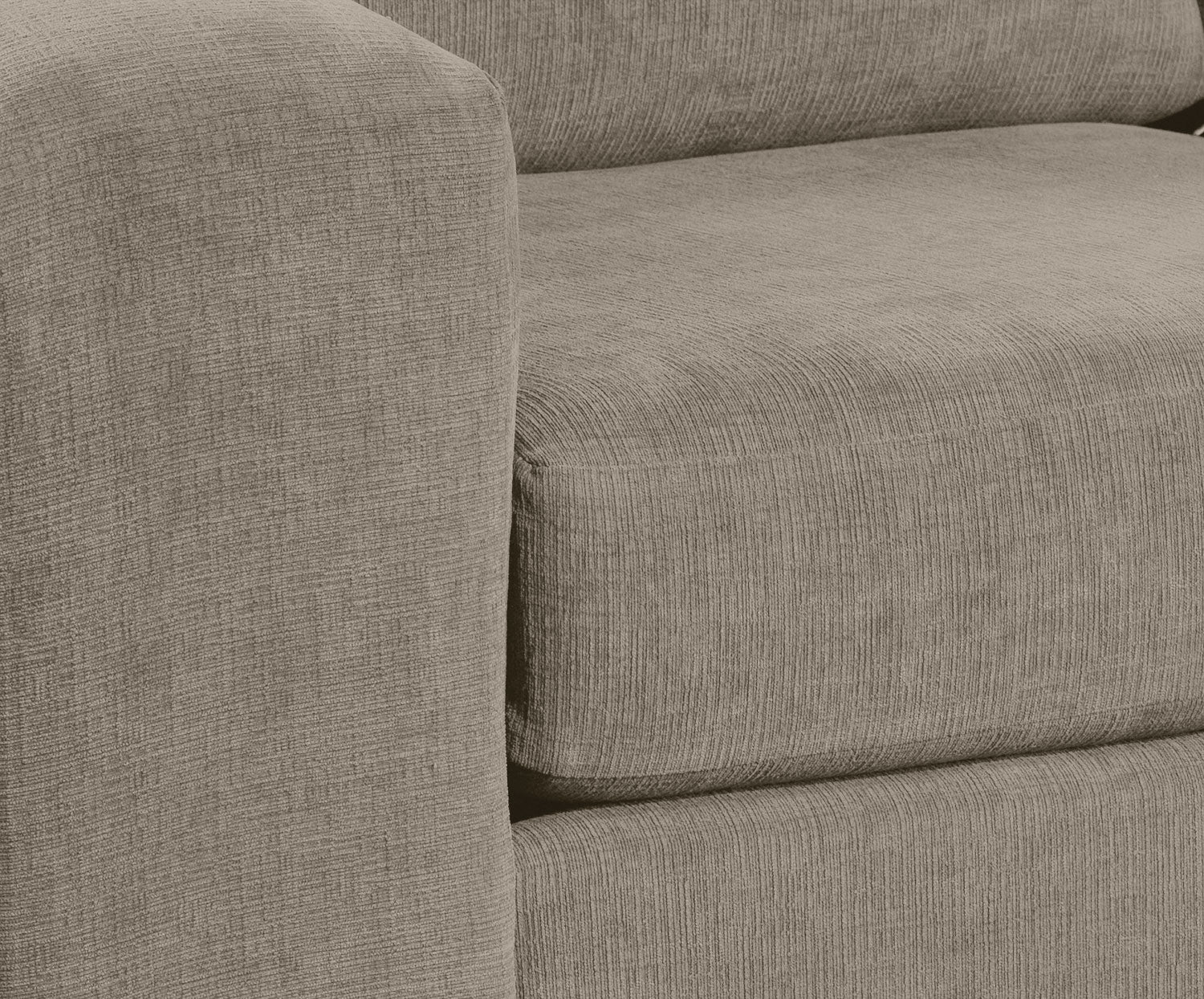 Danielle 3-Piece Sectional with Right-Facing Corner Wedge - Pewter - Image 5