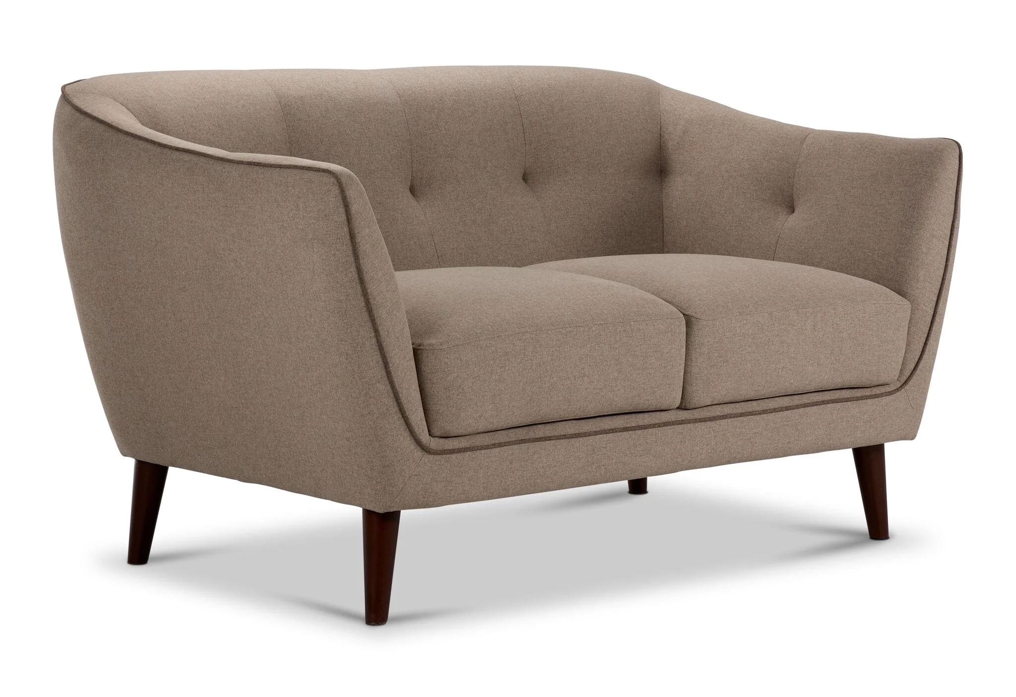 Daphne Sofa and Loveseat Set - Beige - Image 3
