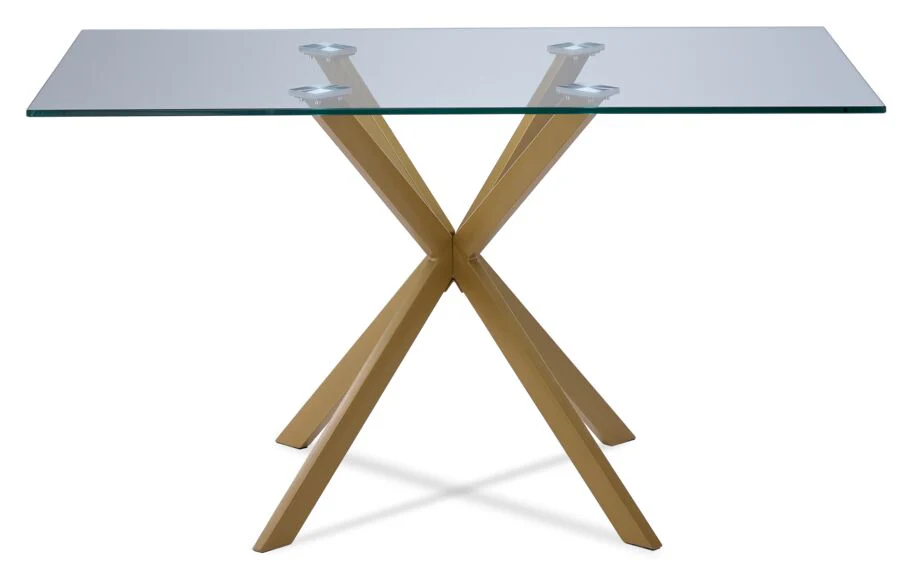 Darron Dining Table - Gold - Image 2
