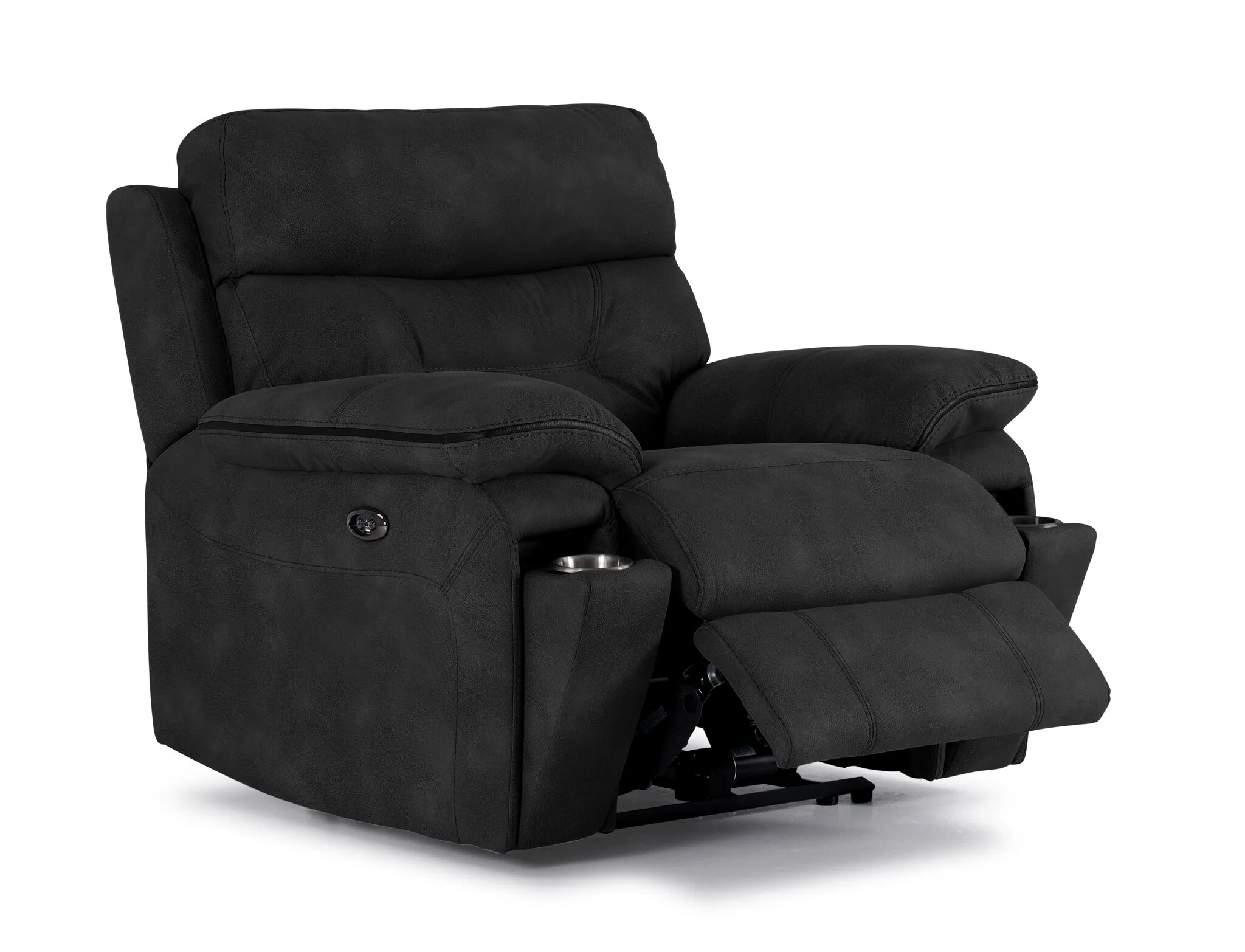 Dawson Power Reclining Chair - Charcoal - Image 3