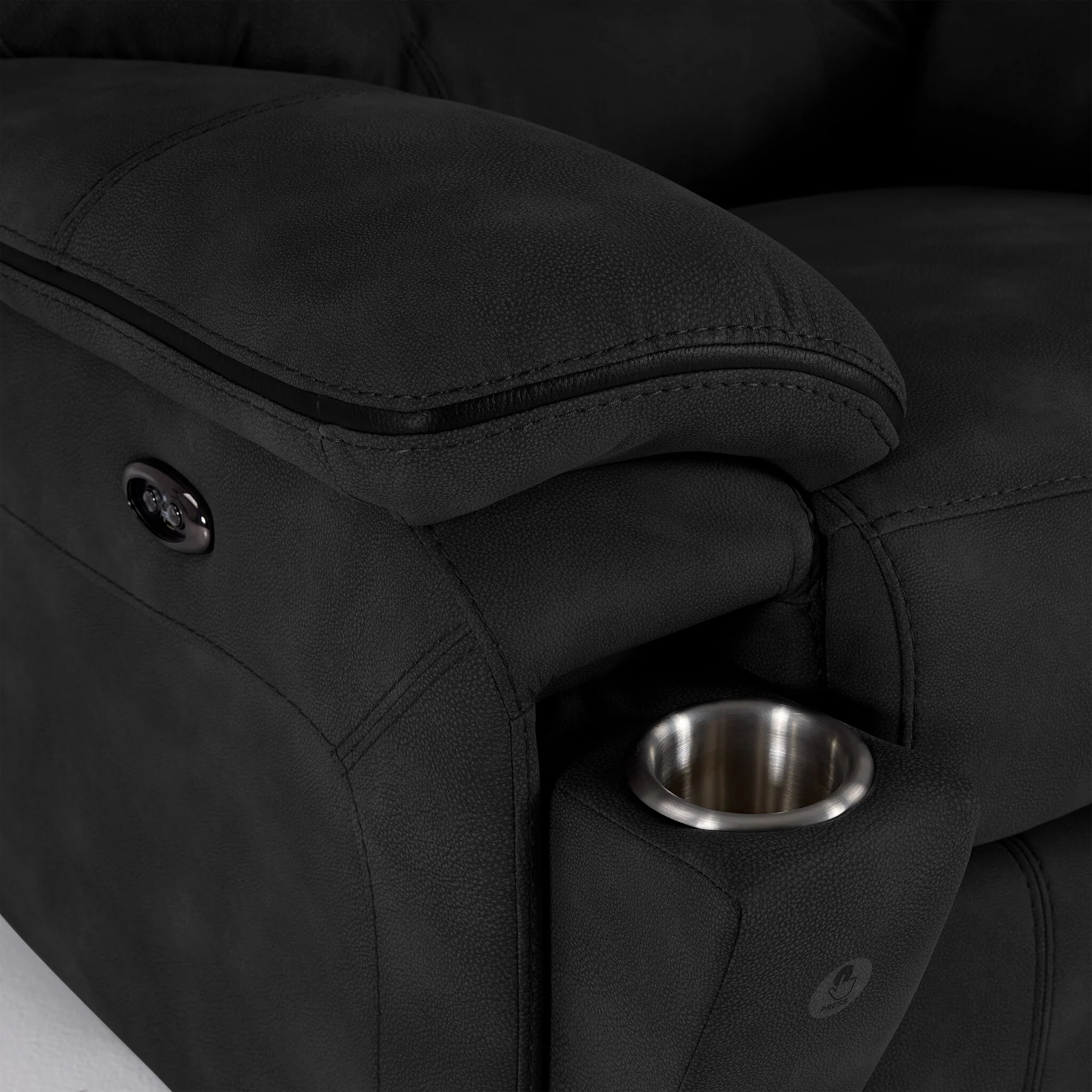 Dawson Power Reclining Chair - Charcoal - Image 5