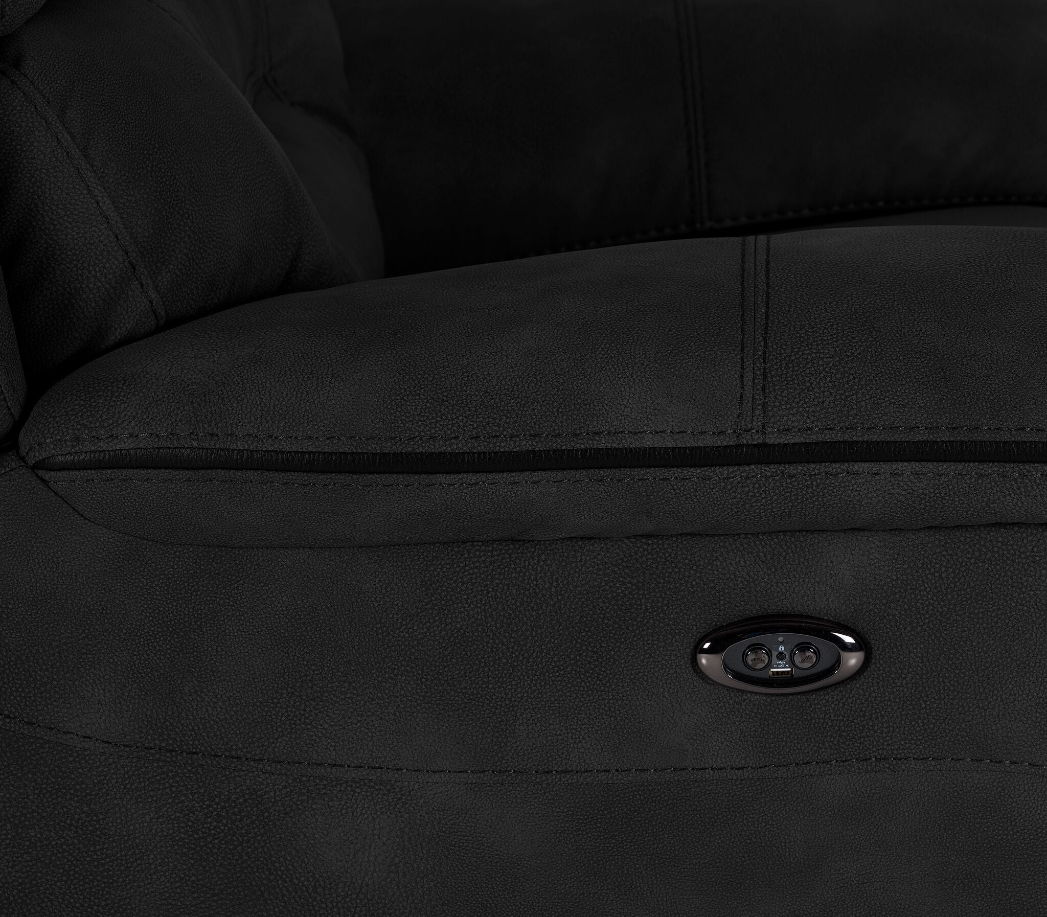 Dawson Power Reclining Chair - Charcoal - Image 6