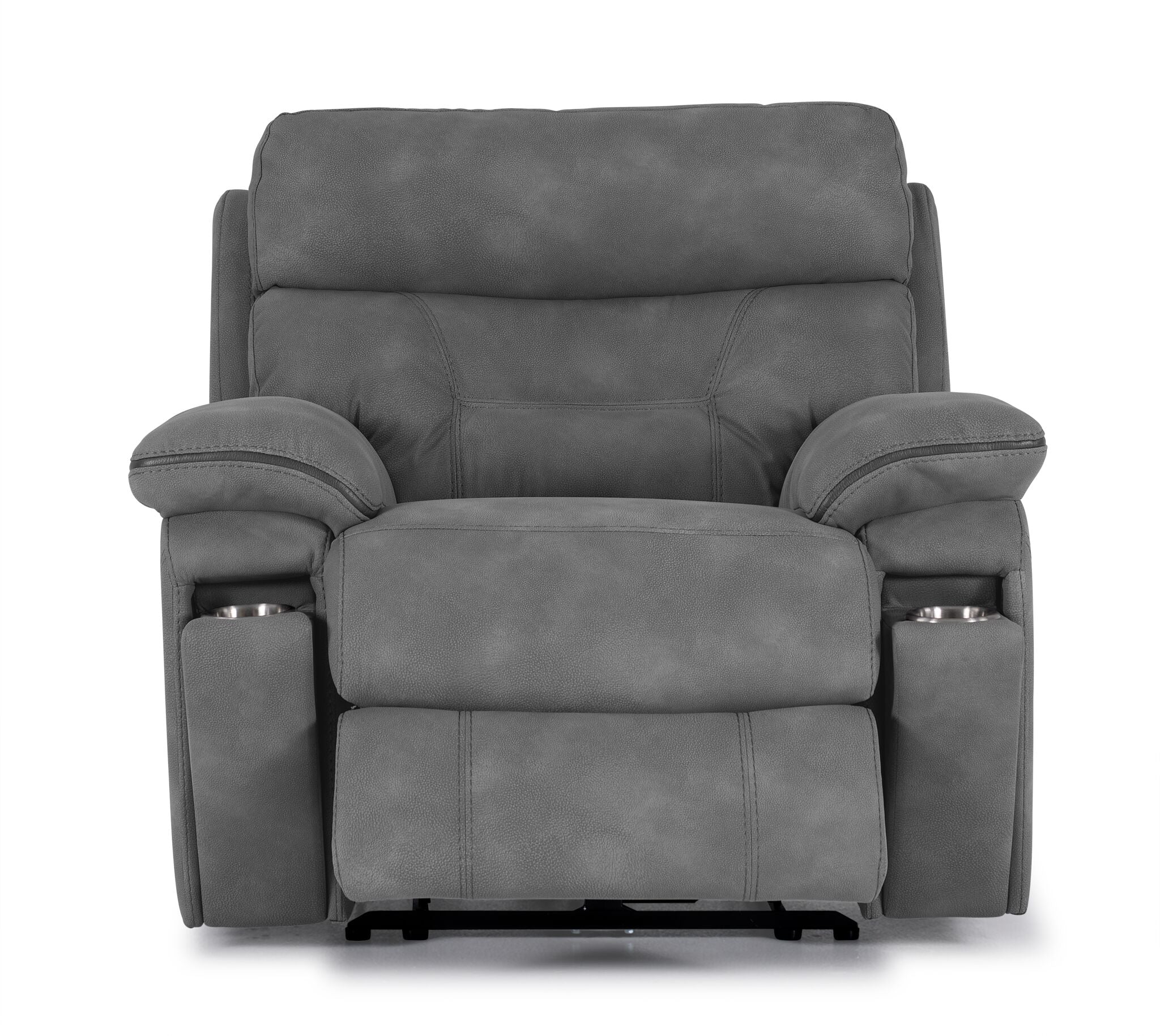 Dawson Power Reclining Chair - Silver Grey - Image 4