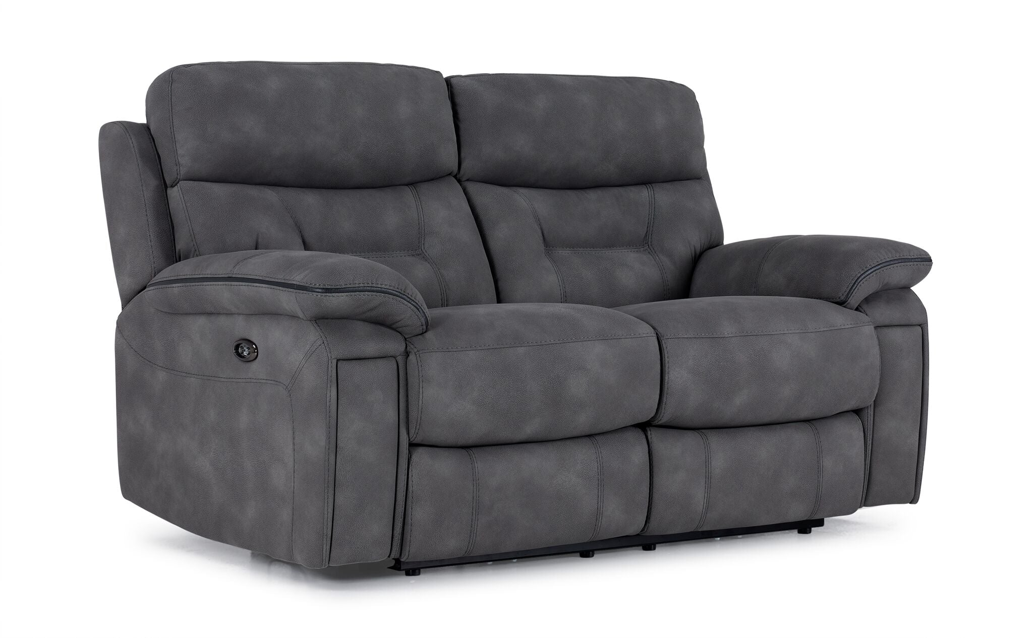 Dawson Power Reclining Sofa, Loveseat and Chair Set - Graphite - Image 3