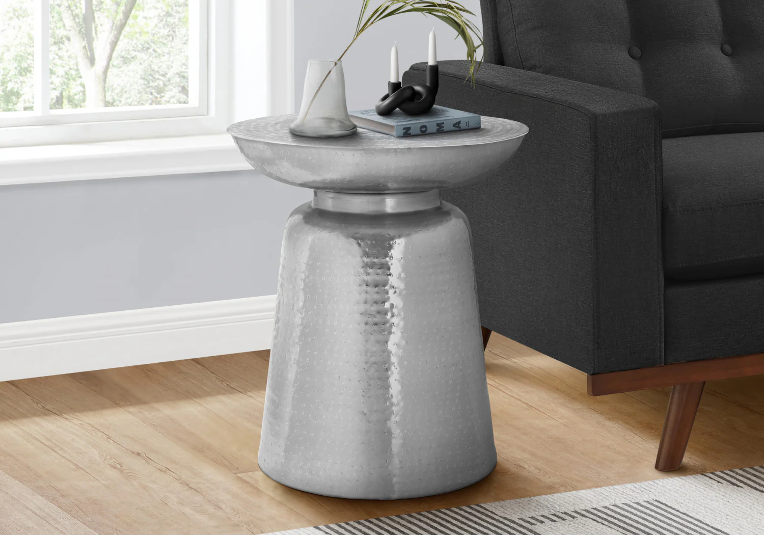 Daxi Side Table - Chrome - Image 2