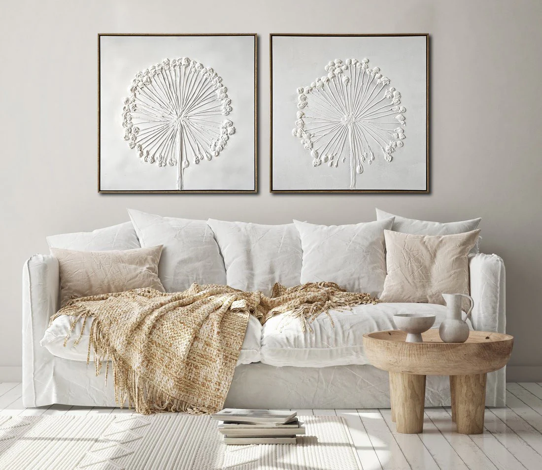 Delicate Dandelion II Wall Art - White - 30 X 30 - Image 2