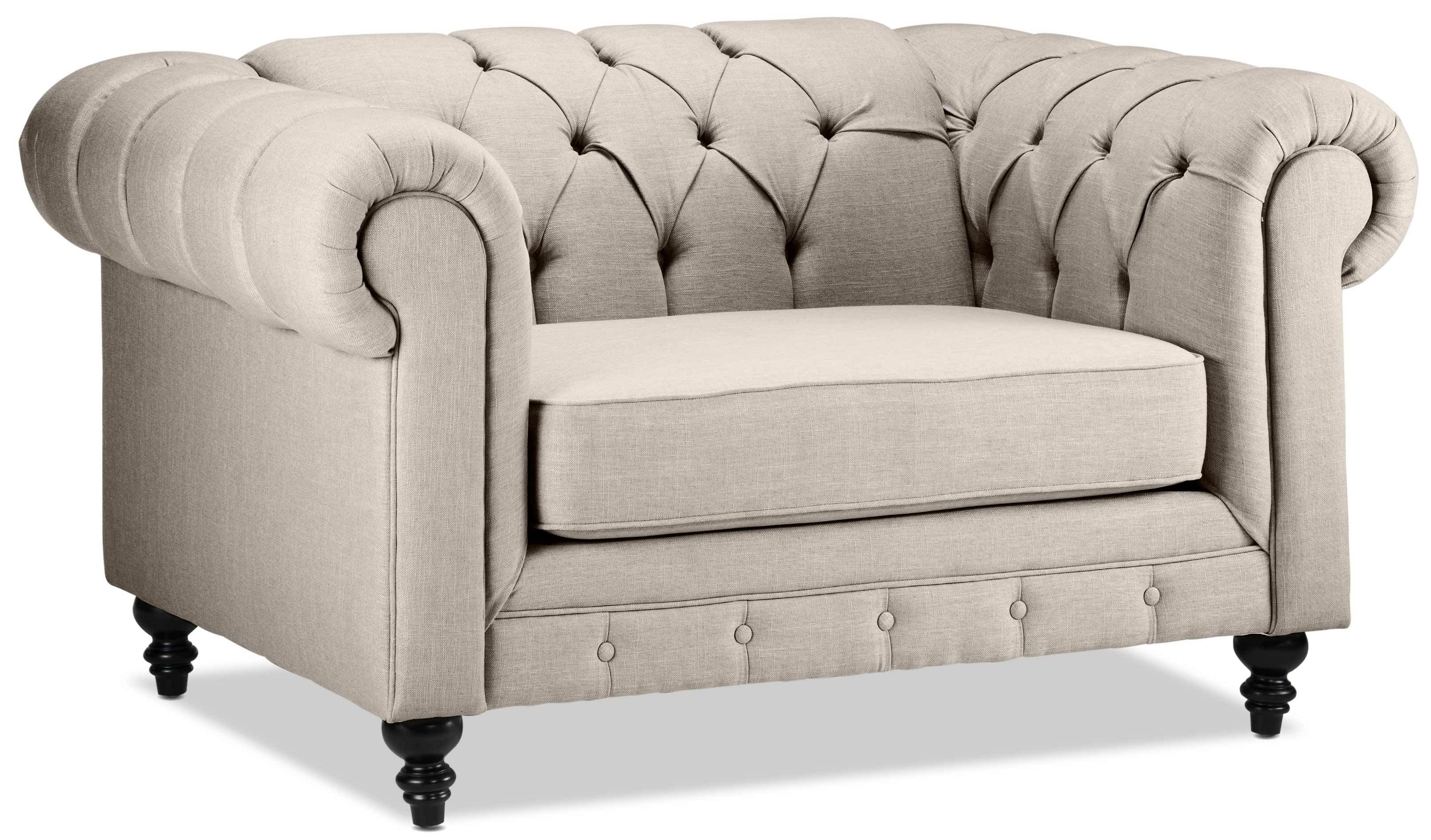 Derbyshire Sofa and Chair and a Half Set - Taupe - Image 3