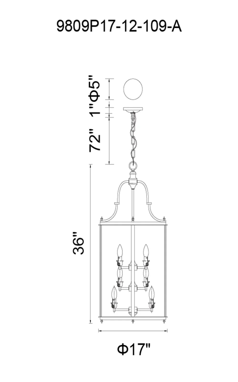 Desire 12 Light Chandelier - Oil Rubbed Bronze - Image 3